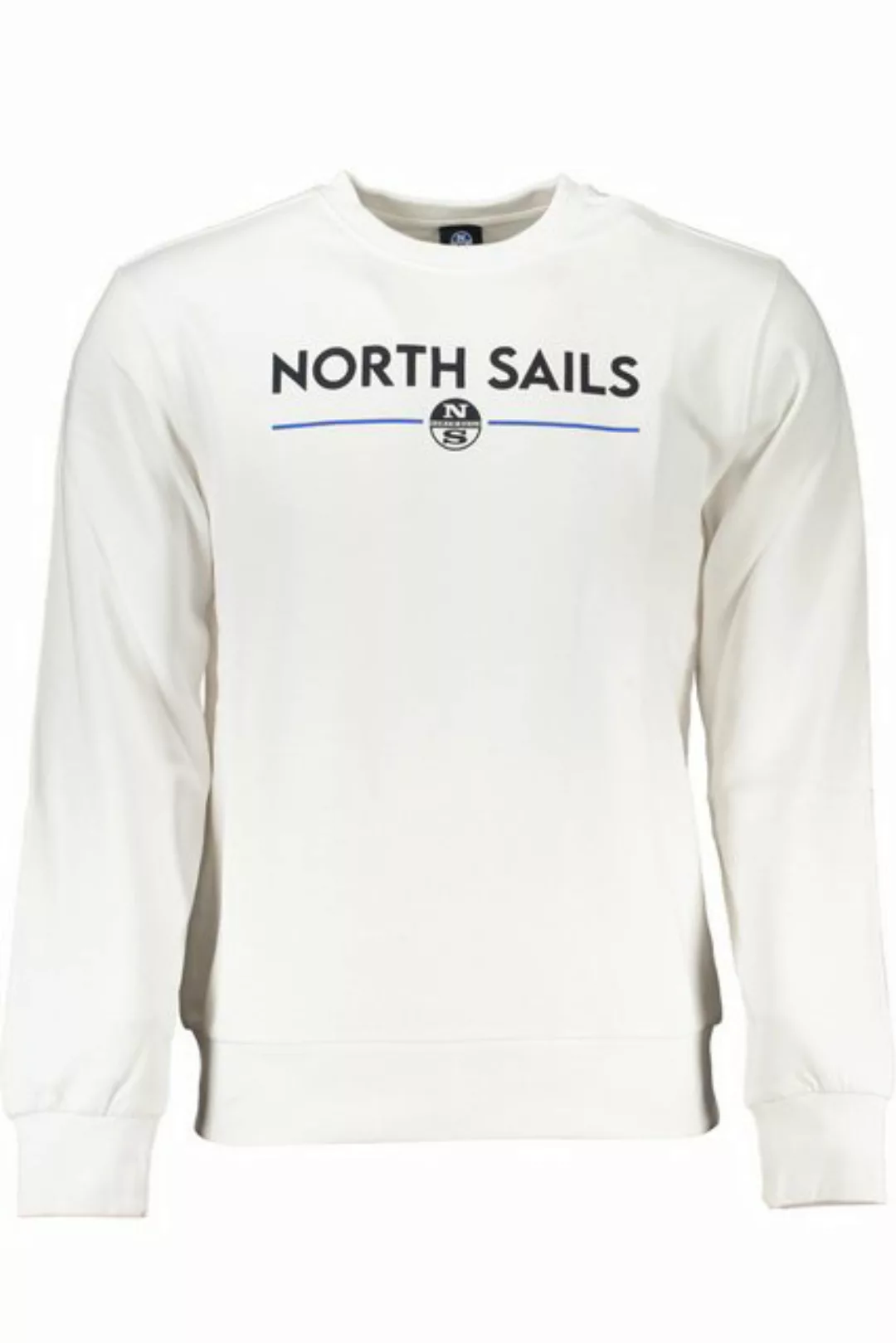 North Sails Sweatshirt Herren Langarm-Sweatshirt Weiß - Stilvolles günstig online kaufen