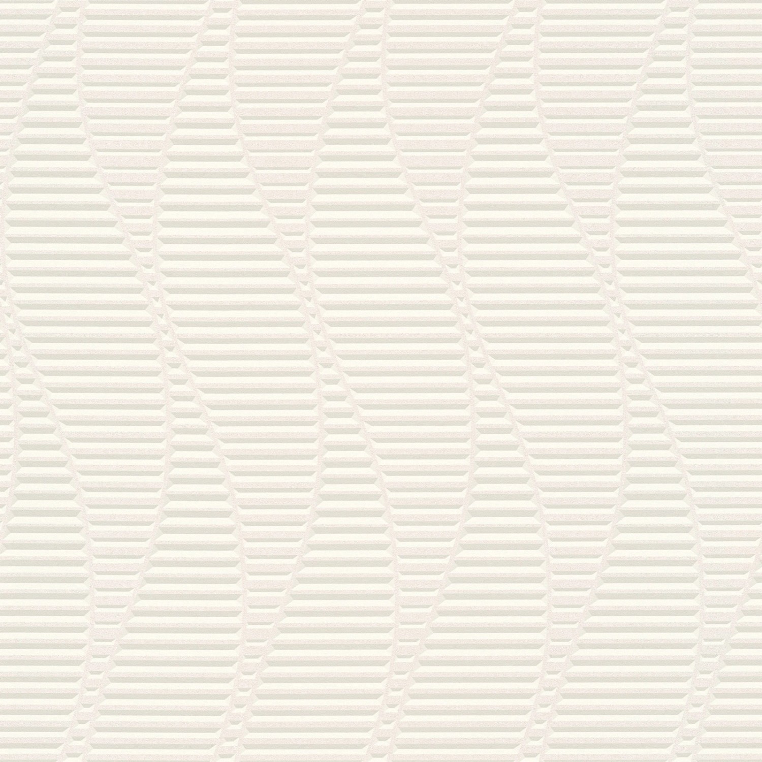 Bricoflor Weiße Tapete mit Wellenmuster Wellness Vliestapete Dezent Ideal f günstig online kaufen