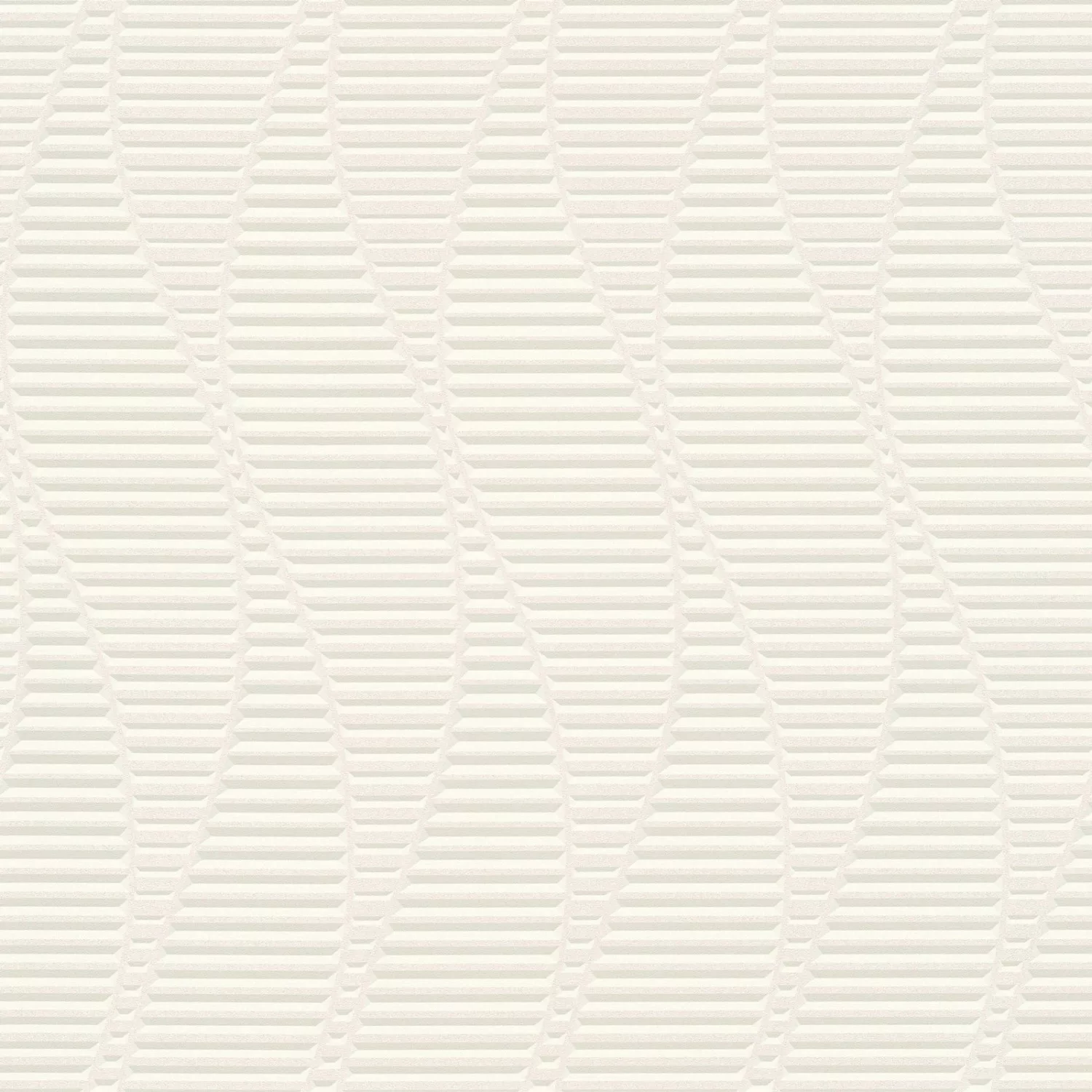 Bricoflor Weiße Tapete mit Wellenmuster Wellness Vliestapete Dezent Ideal f günstig online kaufen
