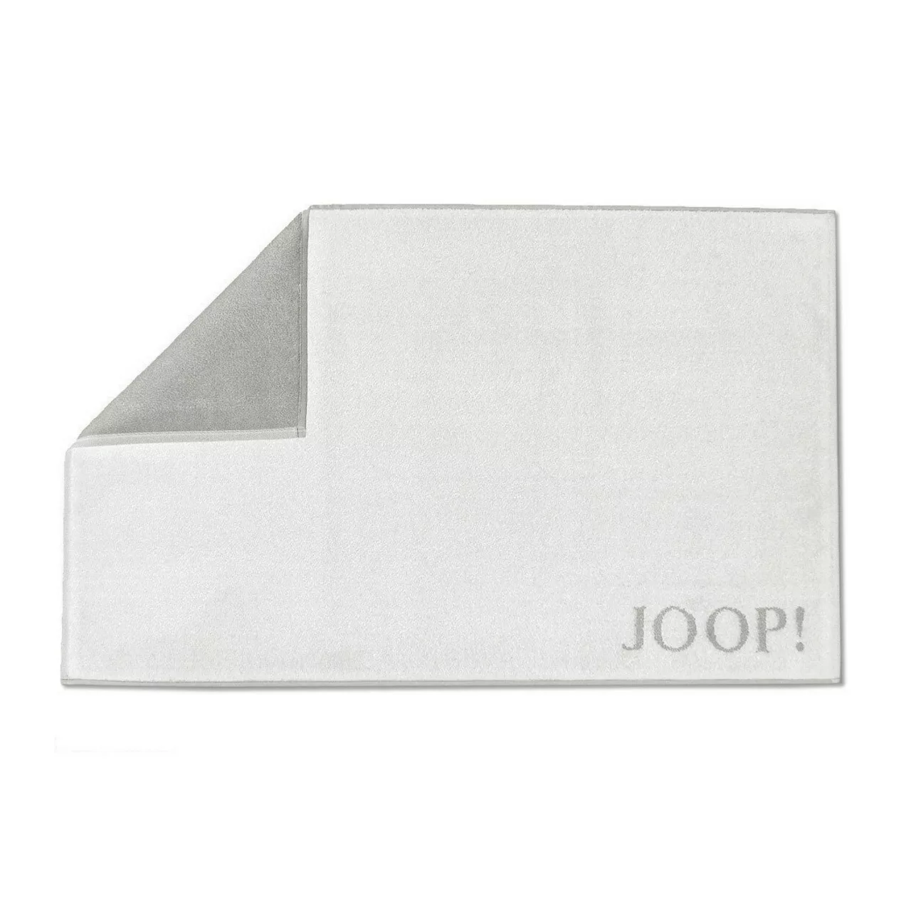 Joop! Badematte Duschvorleger Badvorleger 1600-067 Weiß Silber 50x80 günstig online kaufen