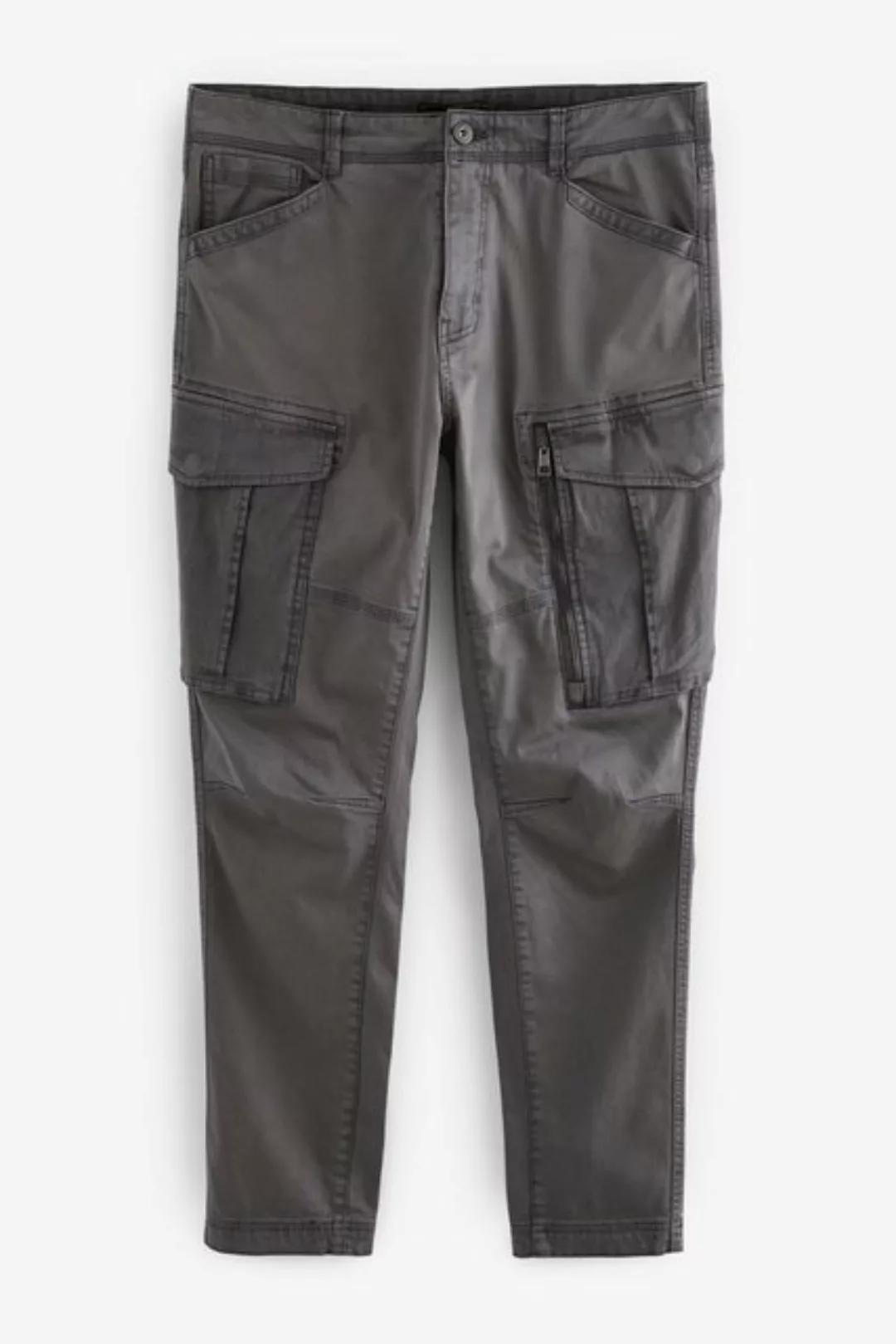 Next Cargohose Slim Fit Cargohose mit Stretch und Reißverschluss (1-tlg) günstig online kaufen