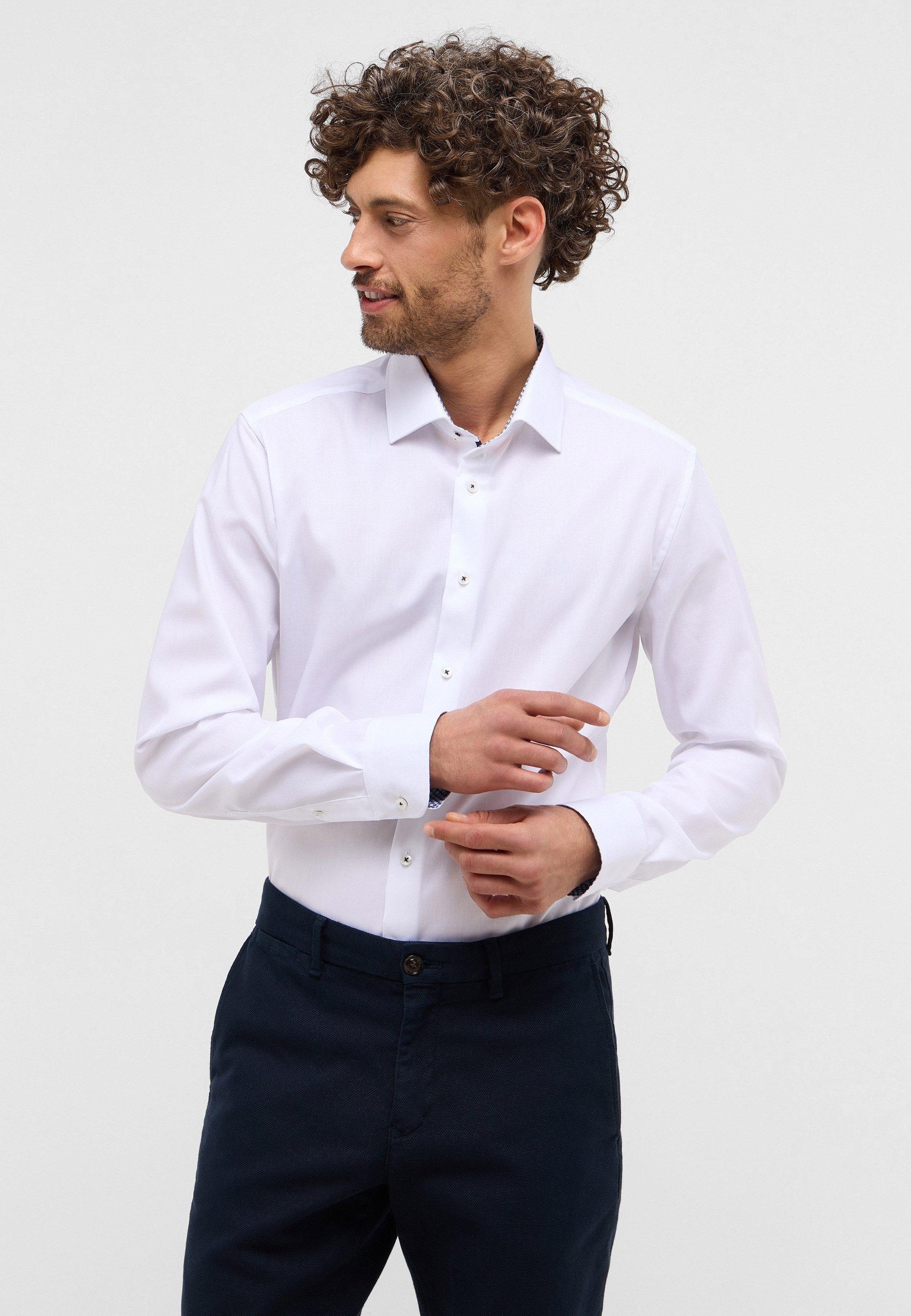 Eterna Langarmhemd "SLIM FIT", NON IRON (bügelfrei) günstig online kaufen