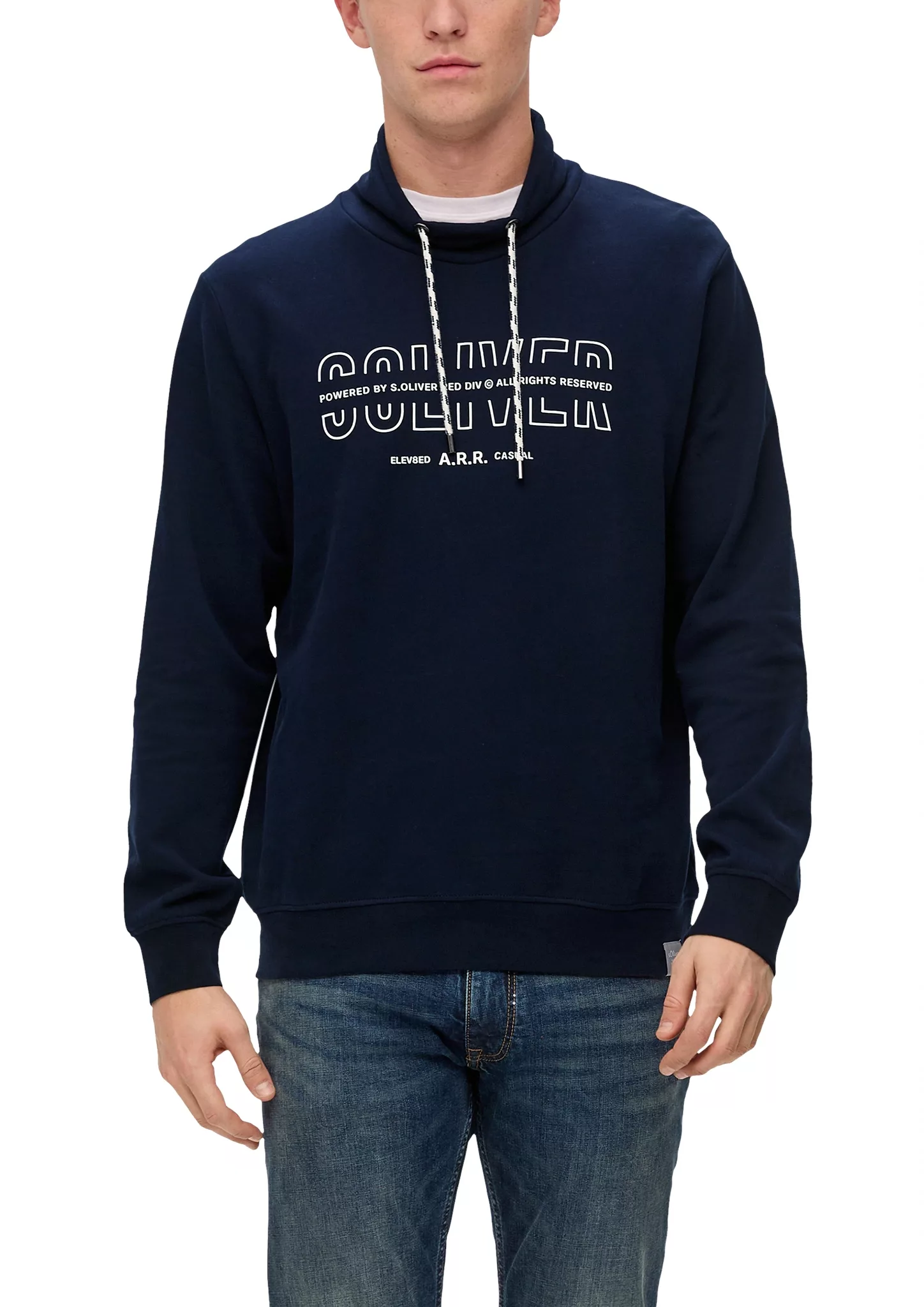 s.Oliver Sweatshirt mit Frontprintlogo günstig online kaufen