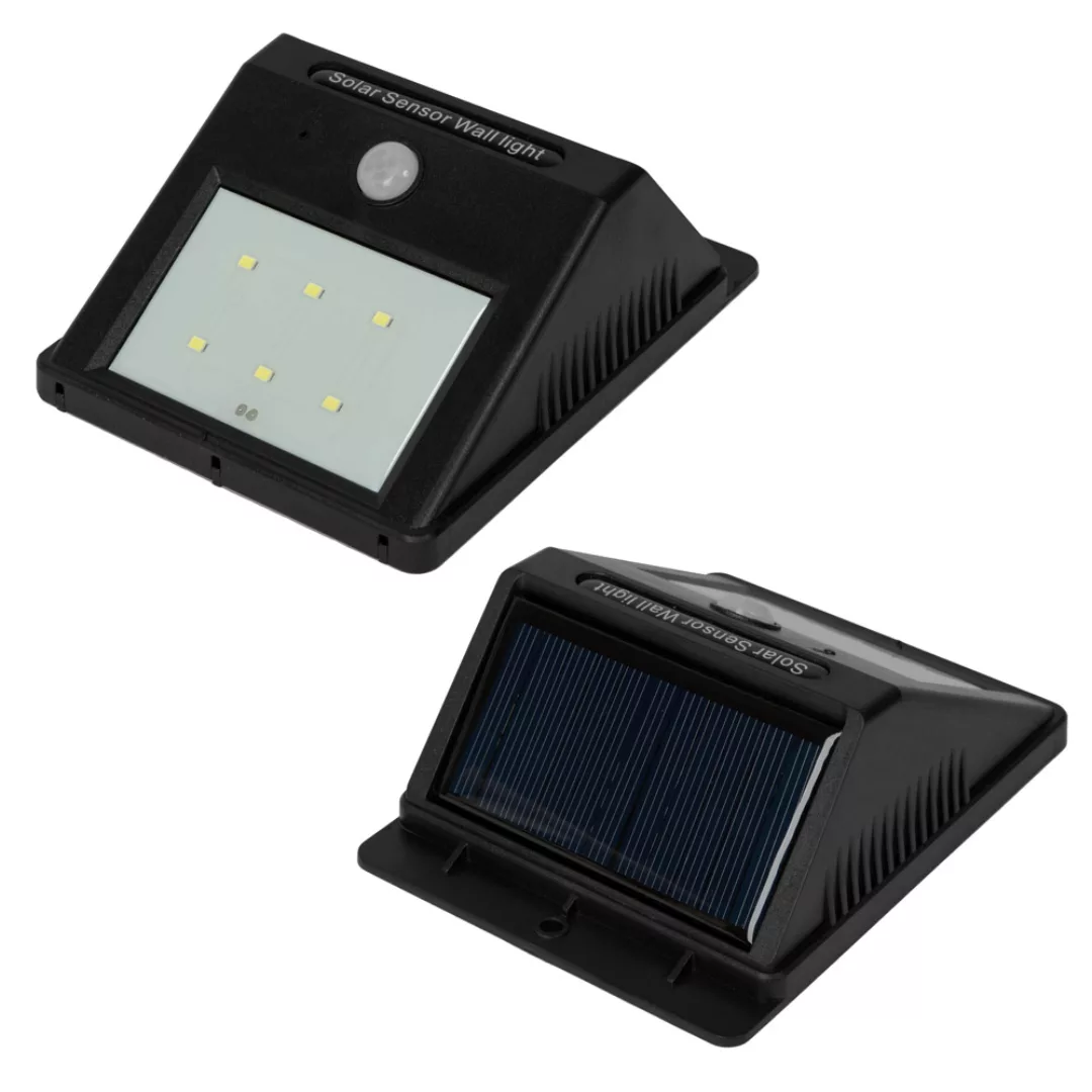 LED Solar Leuchte mit Bewegungsmelder - schwarz günstig online kaufen