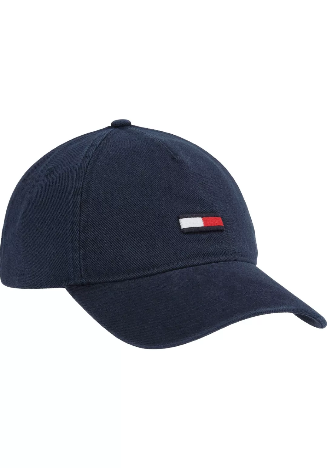 Tommy Jeans Baseball Cap "TJM ELONGATED FLAG DENIM CAP", mit Logostickerei günstig online kaufen