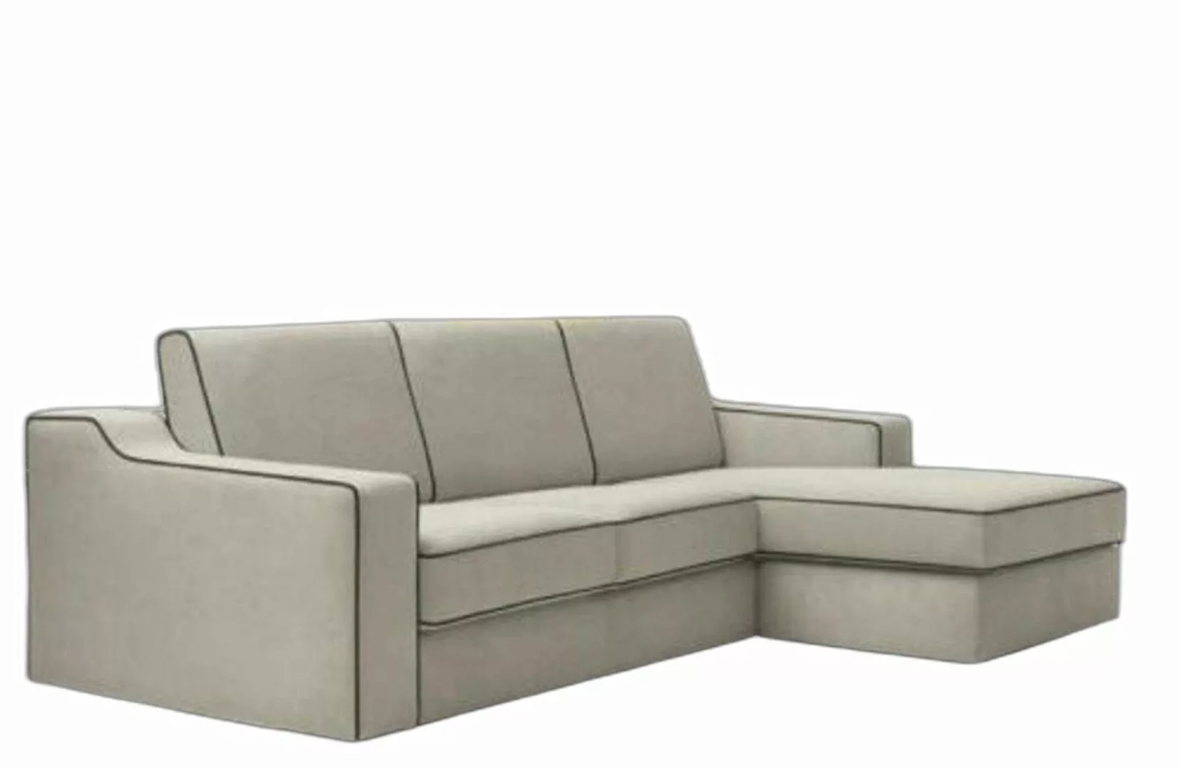 Xlmoebel Ecksofa Zeitgenössisches Premium Ecksofa Holzstoff L-Form alfitali günstig online kaufen