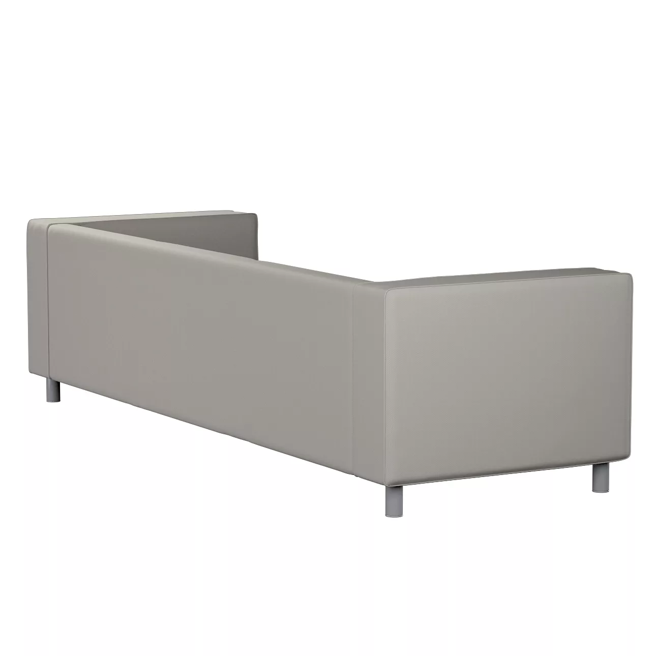 Bezug für Klippan 4-Sitzer Sofa, grau, Bezug für Klippan 4-Sitzer, Living I günstig online kaufen