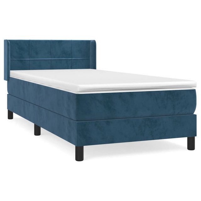 vidaXL Boxspringbett Bett Boxspringbett mit Matratze & Topper Samt verschie günstig online kaufen