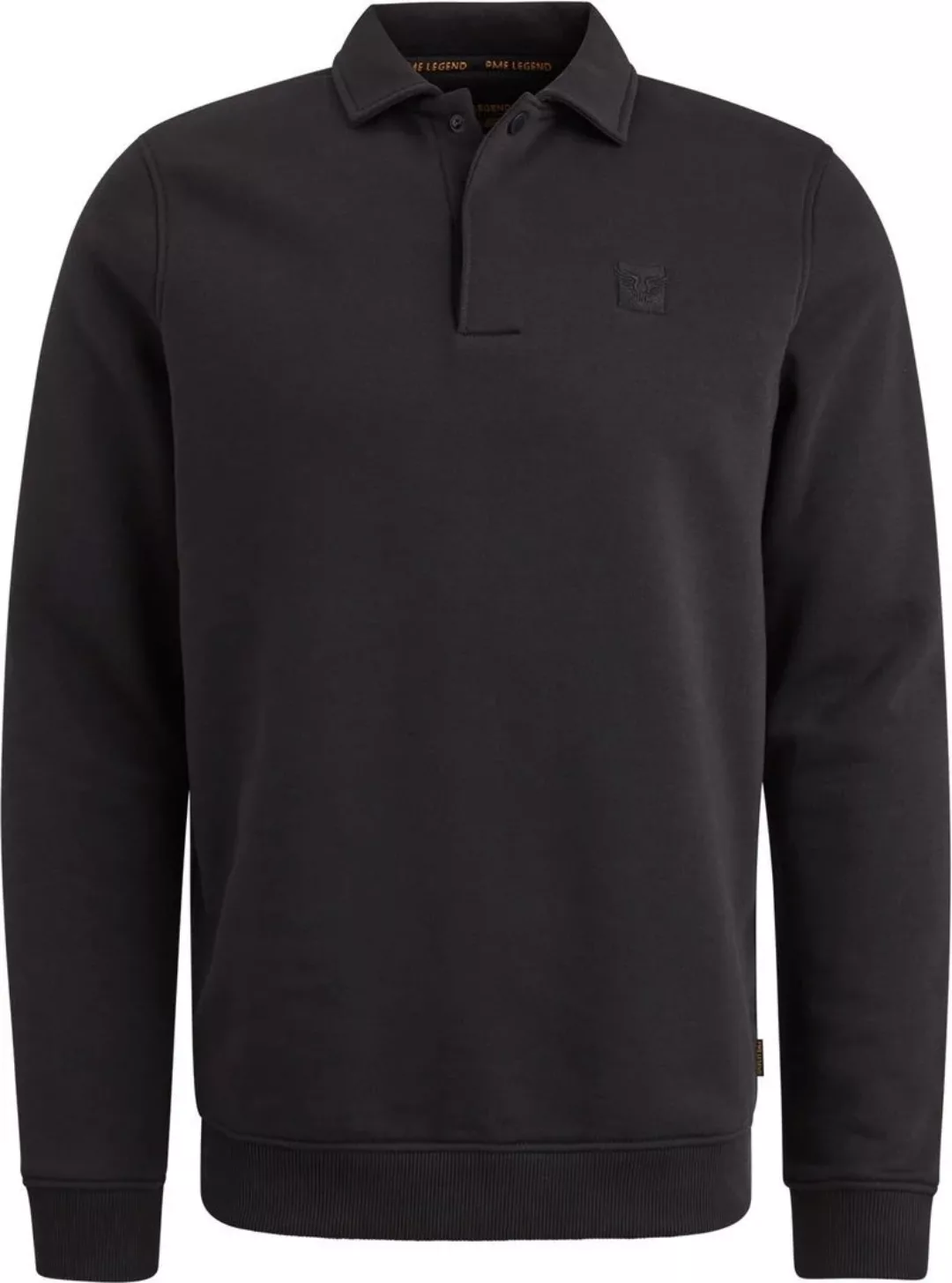 PME Legend Polo Sweatshirt Schwarz - Größe XXL günstig online kaufen