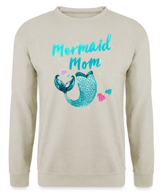 Quattro Formatee Sweatshirt Mermaid Mom - Mama Muttertag Mutter Unisex Pull günstig online kaufen