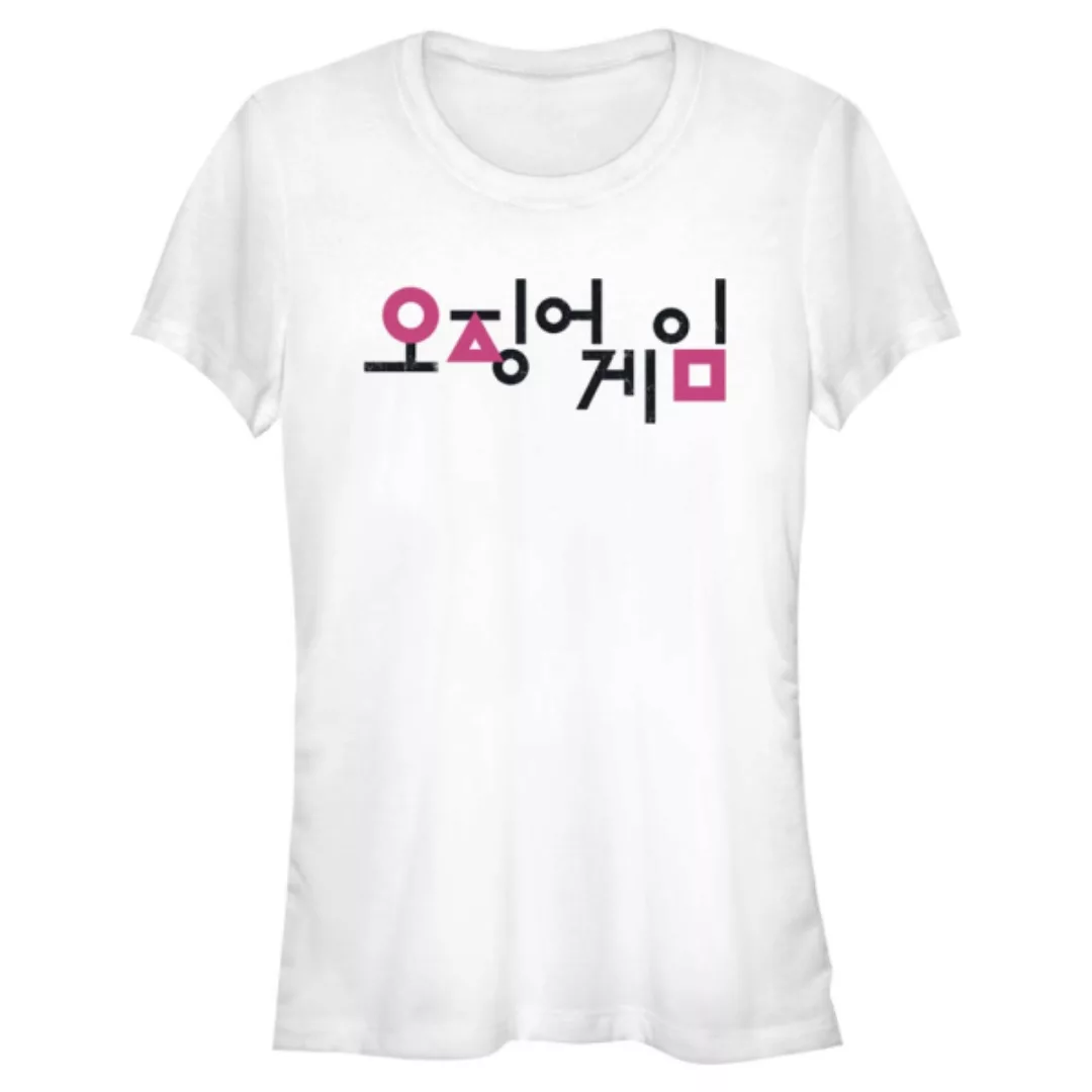 Netflix - Squid Game - Logo Korean Title - Frauen T-Shirt günstig online kaufen