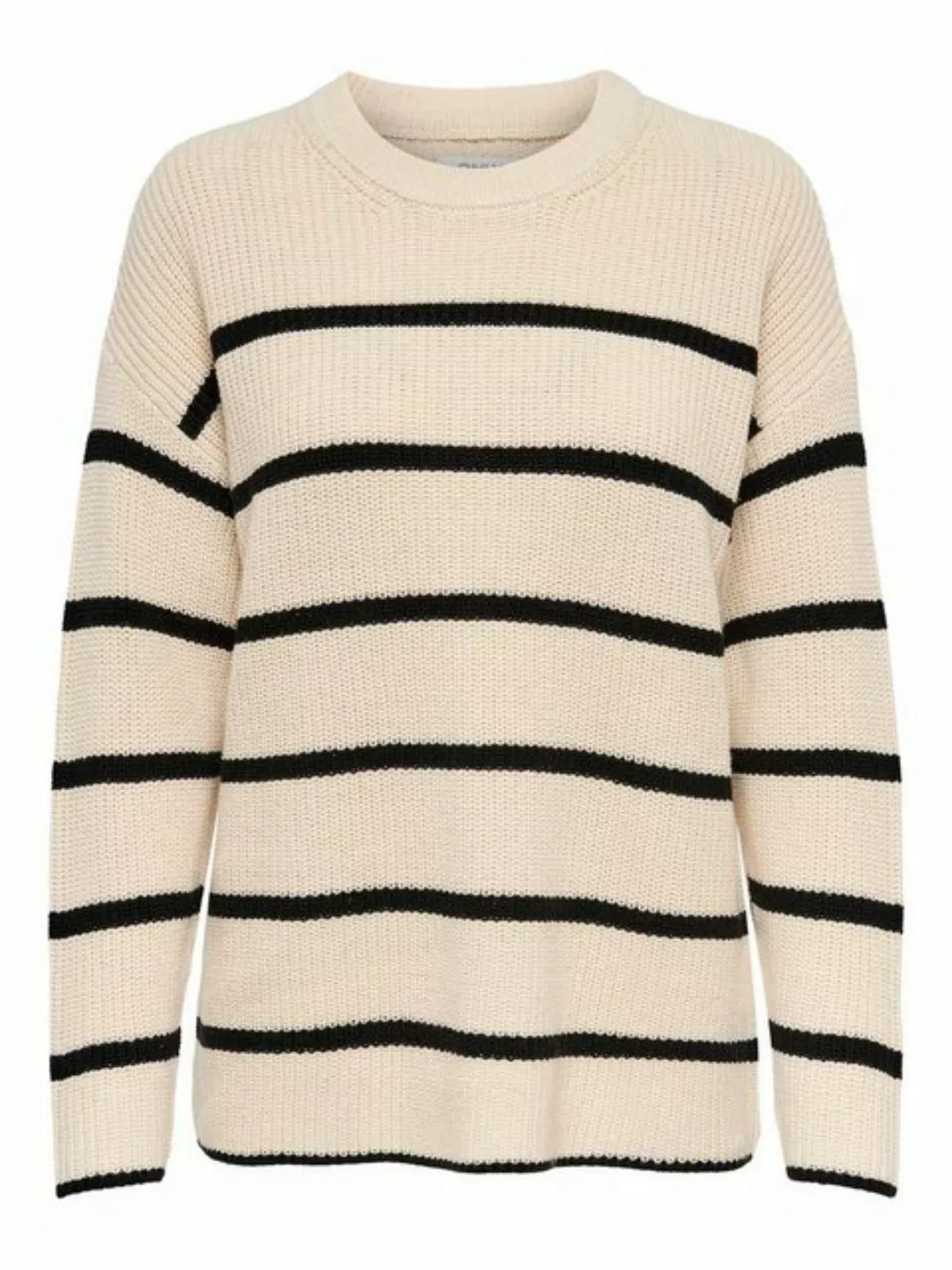 ONLY Rundhalspullover ONLPERNILLE LS STRIPE O-NECK KNT NOOS günstig online kaufen