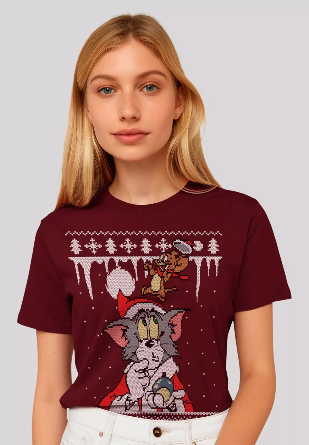 F4NT4STIC T-Shirt "Tom And Jerry Christmas Isle", Premium Qualität günstig online kaufen