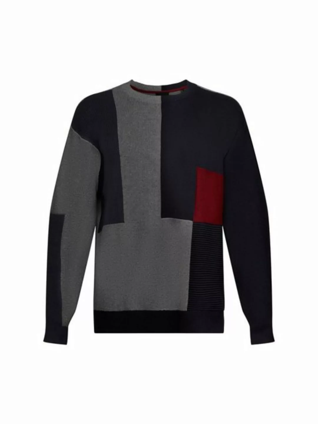 Esprit Collection Rundhalspullover Rundhalspullover im Colorblocking-Design günstig online kaufen