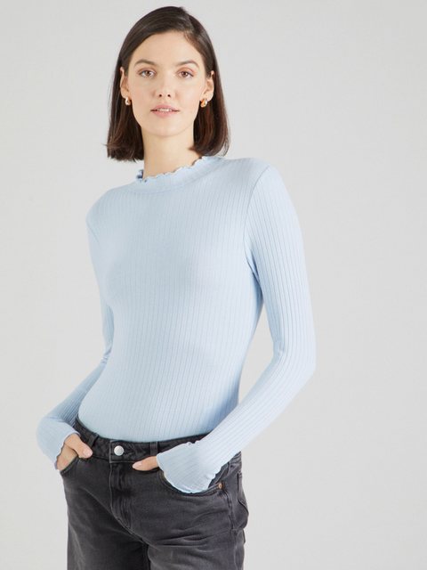 JDY Stehkragenshirt - Langarm Stricktop - Strickpullover gerippt - Stehkrag günstig online kaufen