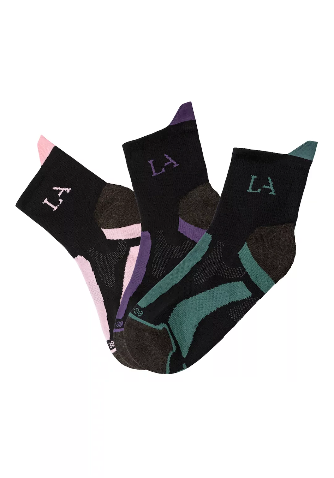 LASCANA ACTIVE Wandersocken, (Set, 3 Paar) günstig online kaufen