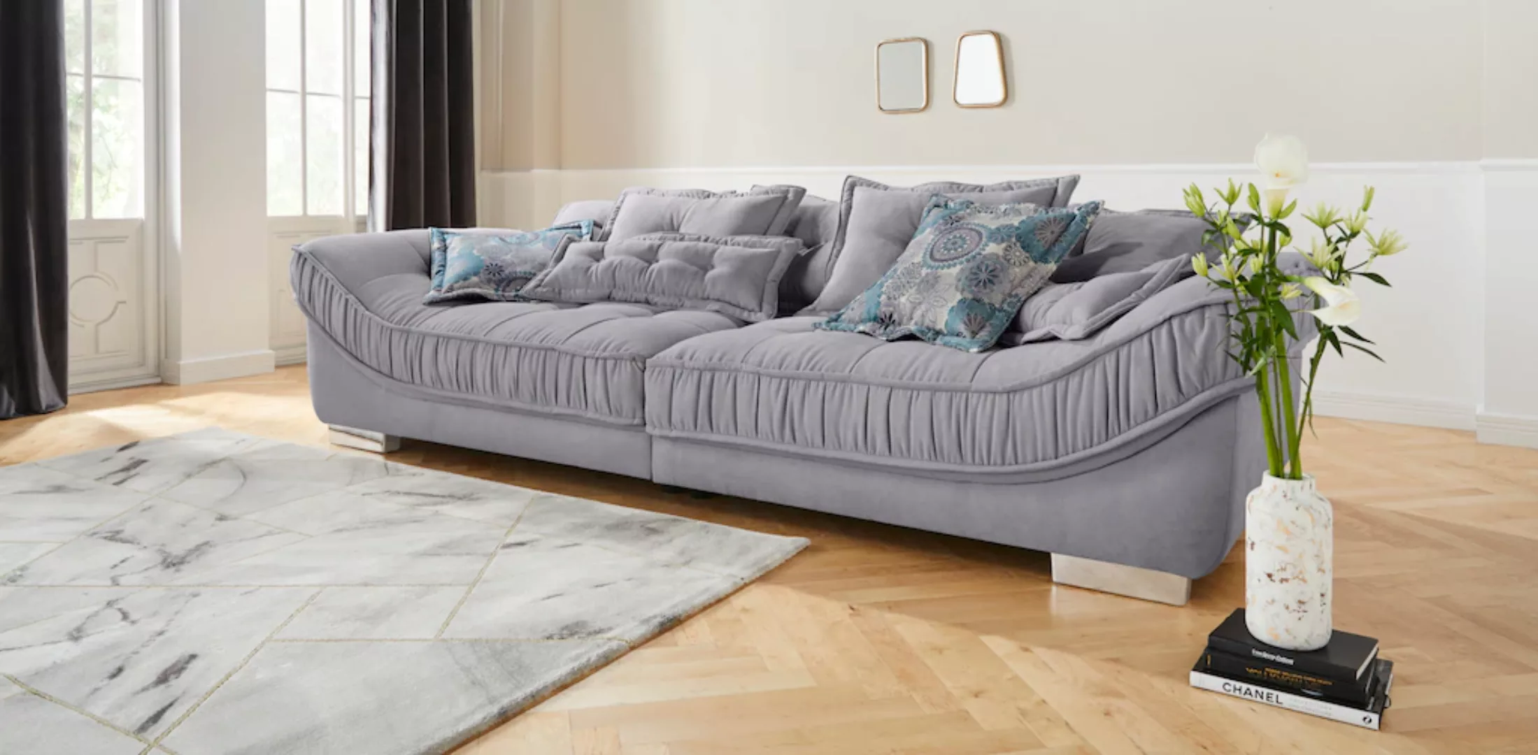 INOSIGN Big-Sofa "Diwan", hochwertige Polsterung für bis zu 140 kg Belastba günstig online kaufen
