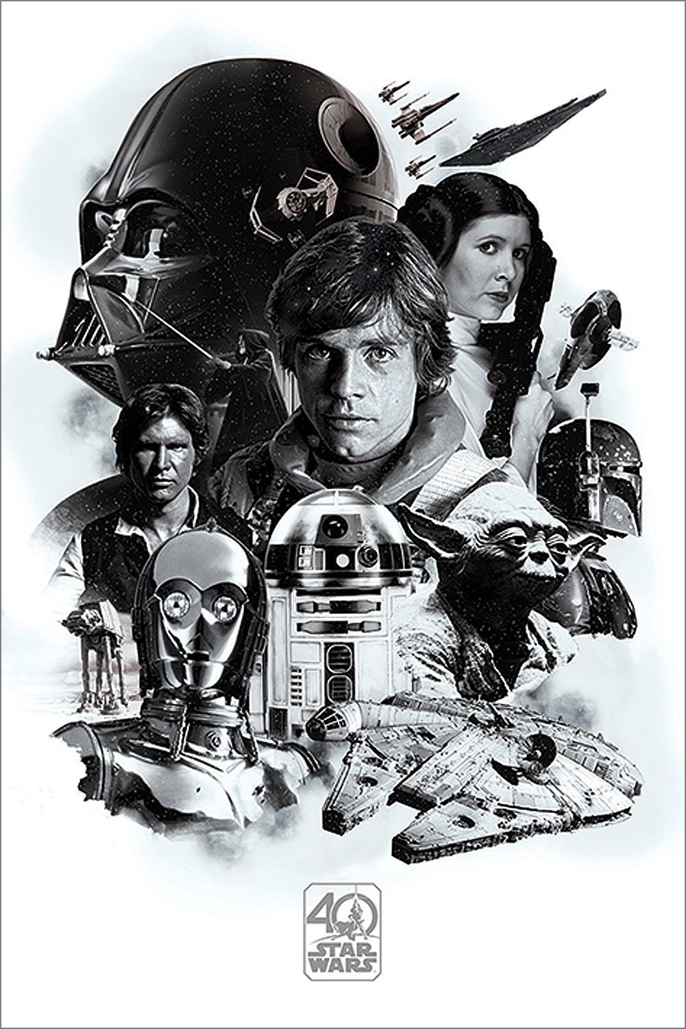 PYRAMID Poster Star Wars 40th Anniversary günstig online kaufen