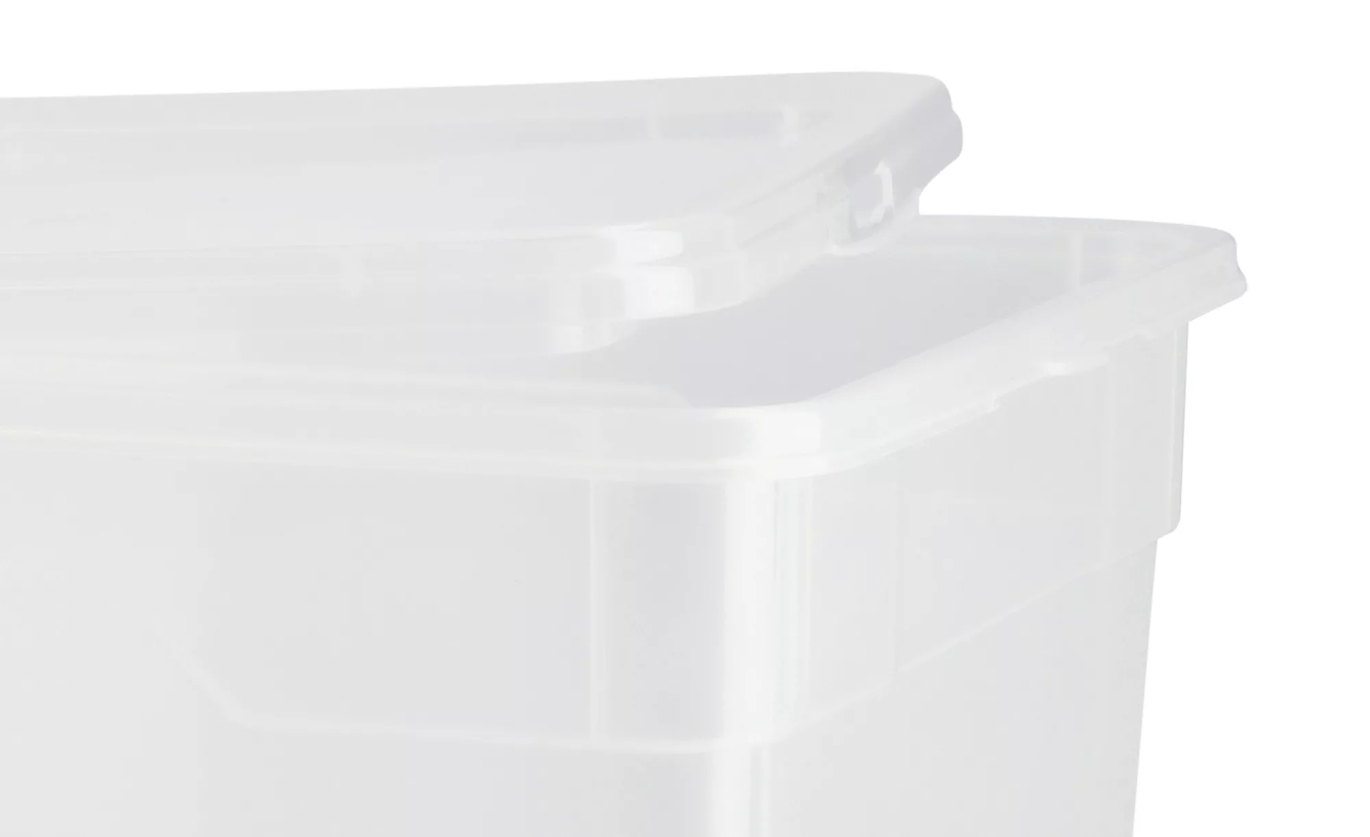 Rotho Aufbewahrungsbox, 4er Set ¦ transparent/klar ¦ Maße (cm): B: 19 H: 11 günstig online kaufen