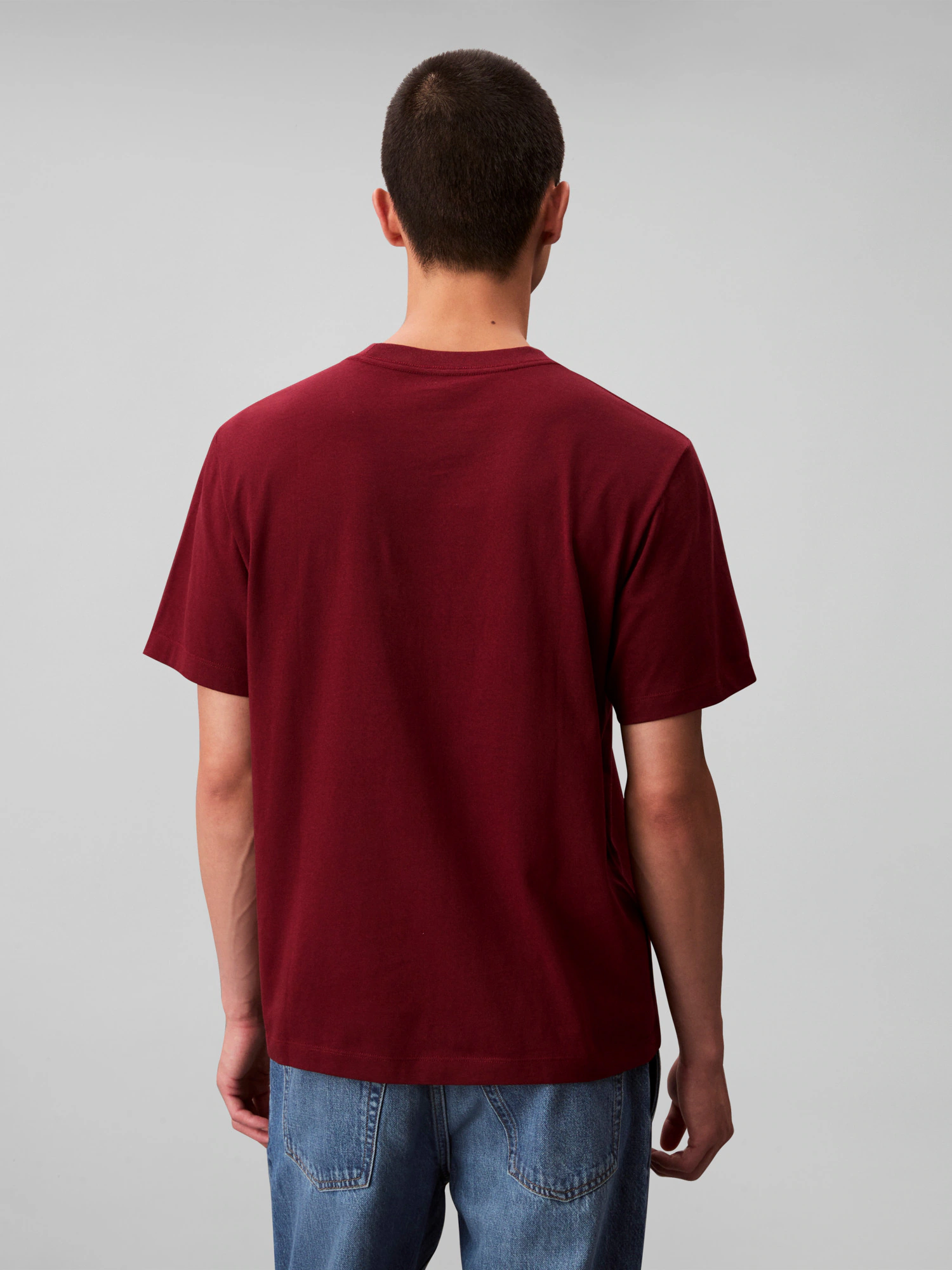 Calvin Klein T-Shirt "SS 20S EU CALVIN CURSIVE GRAPHIC", Mit Rundhalsaussch günstig online kaufen