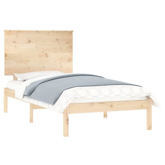 vidaXL Bett Massivholzbett ohne Matratze 100x200 cm Kiefernholz günstig online kaufen