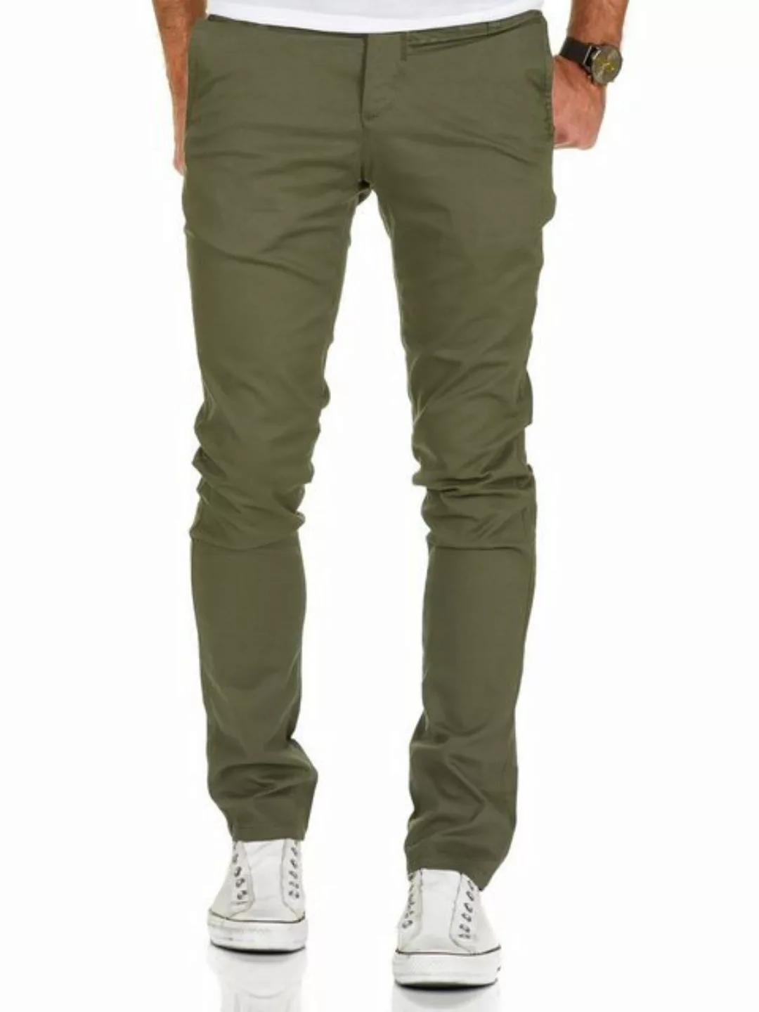 REPUBLIX Chinohose Herren Regular Slim Hose Jeans Chino günstig online kaufen