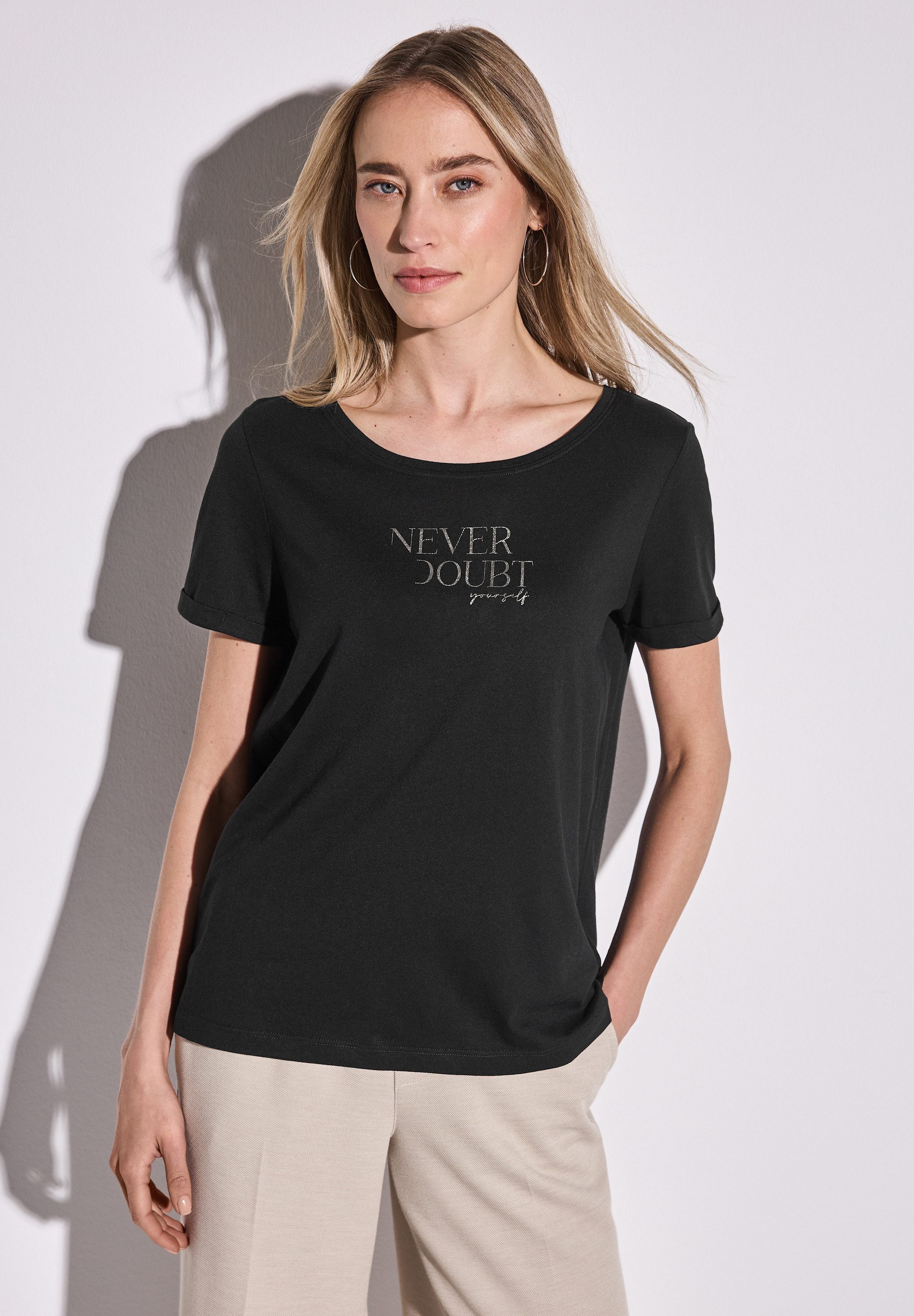STREET ONE T-Shirt, mit Rundhalsausschnitt günstig online kaufen