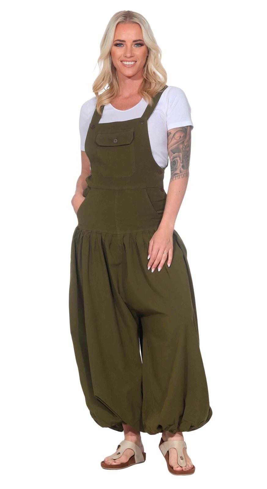 KUNST UND MAGIE Latzhose Hippie Latzhose günstig online kaufen