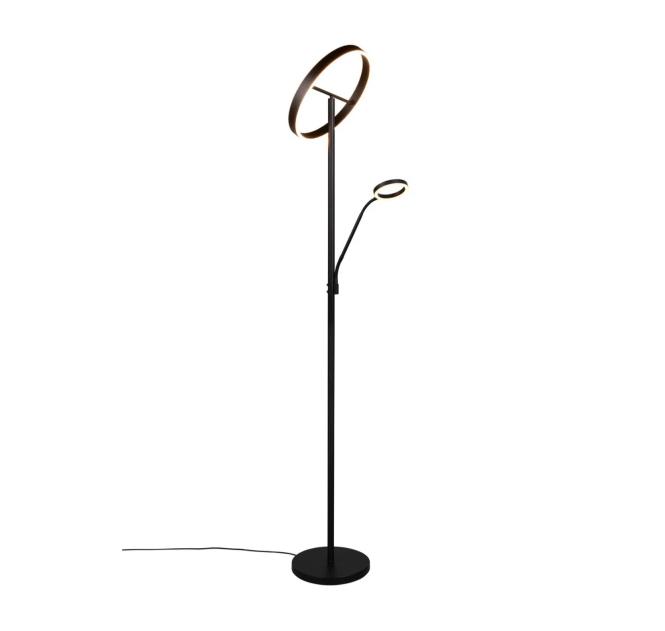 LED-Stehlampe Willis, schwarz, Höhe 180 cm Metall CCT Dimmer günstig online kaufen