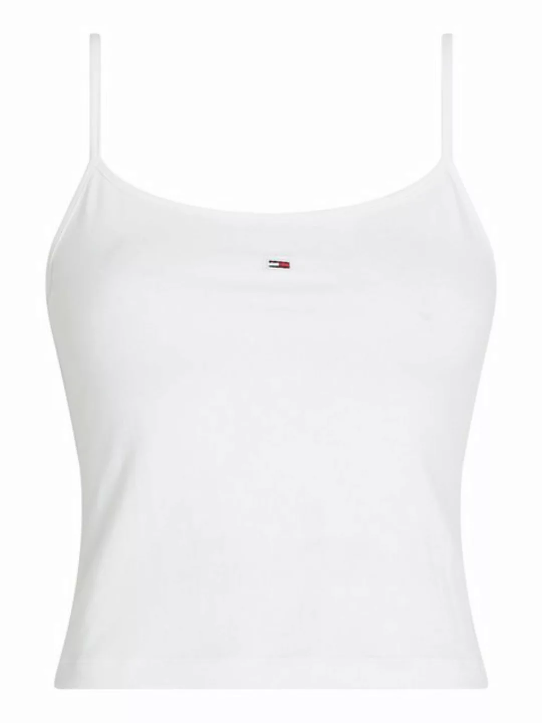 Tommy Jeans Spaghettitop Crop Essential Strap Tank Top, kurz mit verstellba günstig online kaufen