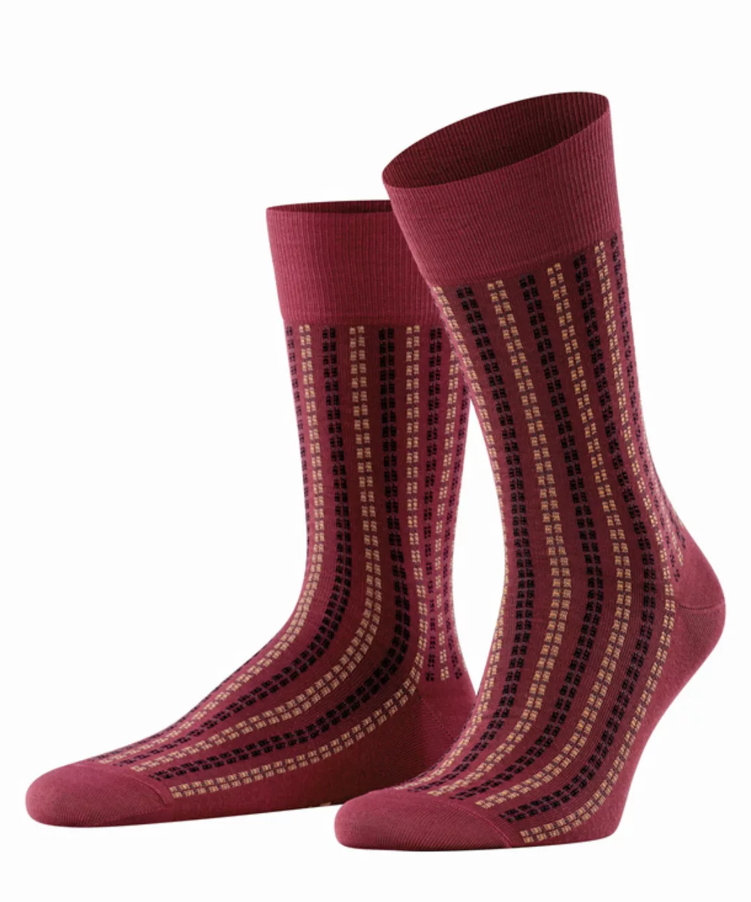 FALKE Pin Stripe Herren Socken, 39-42, Lila, AnderesMuster, Baumwolle, 1244 günstig online kaufen
