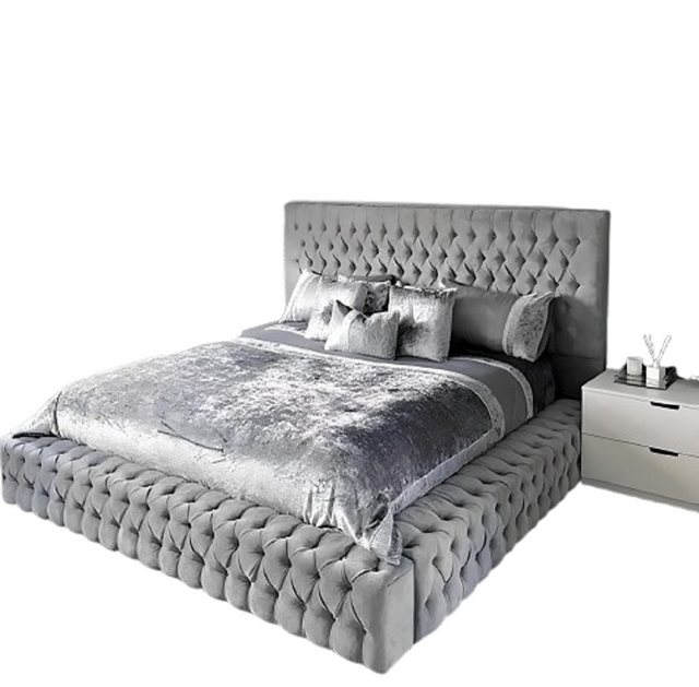 Xlmoebel Bett Neues luxuriöses Metallbett mit Polsterdesign für das Schlafz günstig online kaufen