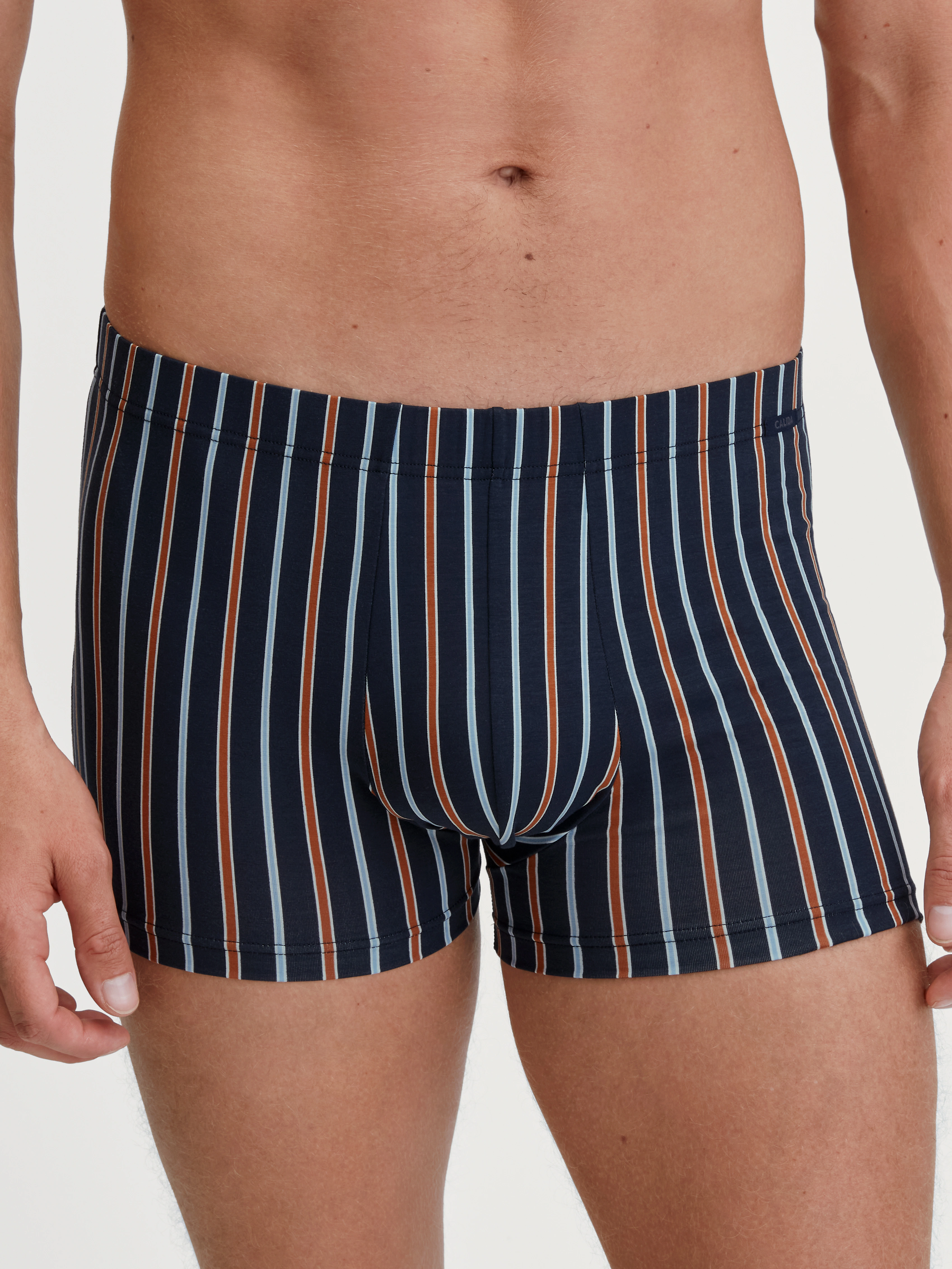 CALIDA Boxershorts "Grafic Cotton", gestreift, ohne Eingriff, überzogenem B günstig online kaufen
