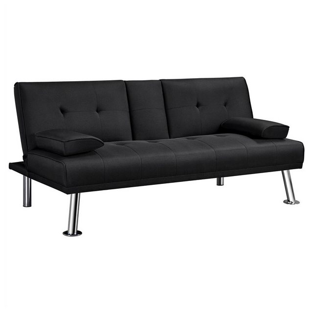 Yaheetech Schlafsofa Klappbares Couch Sofa mit Schlaffunktion Bettsofa, Lie günstig online kaufen