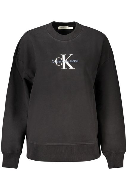 Calvin Klein Jeans Sweatshirt Damen-Sweatshirt Schwarz: Nachhaltiges Langar günstig online kaufen