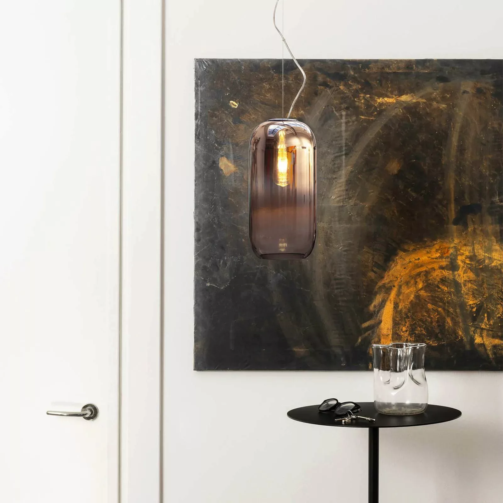 Artemide Gople Hängelampe, bronze/schwarz günstig online kaufen