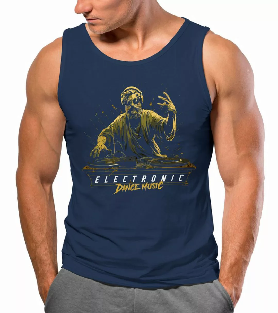 Neverless Tanktop Herren Tank-Top Eletronic Dance Music MichelangeloTechno günstig online kaufen