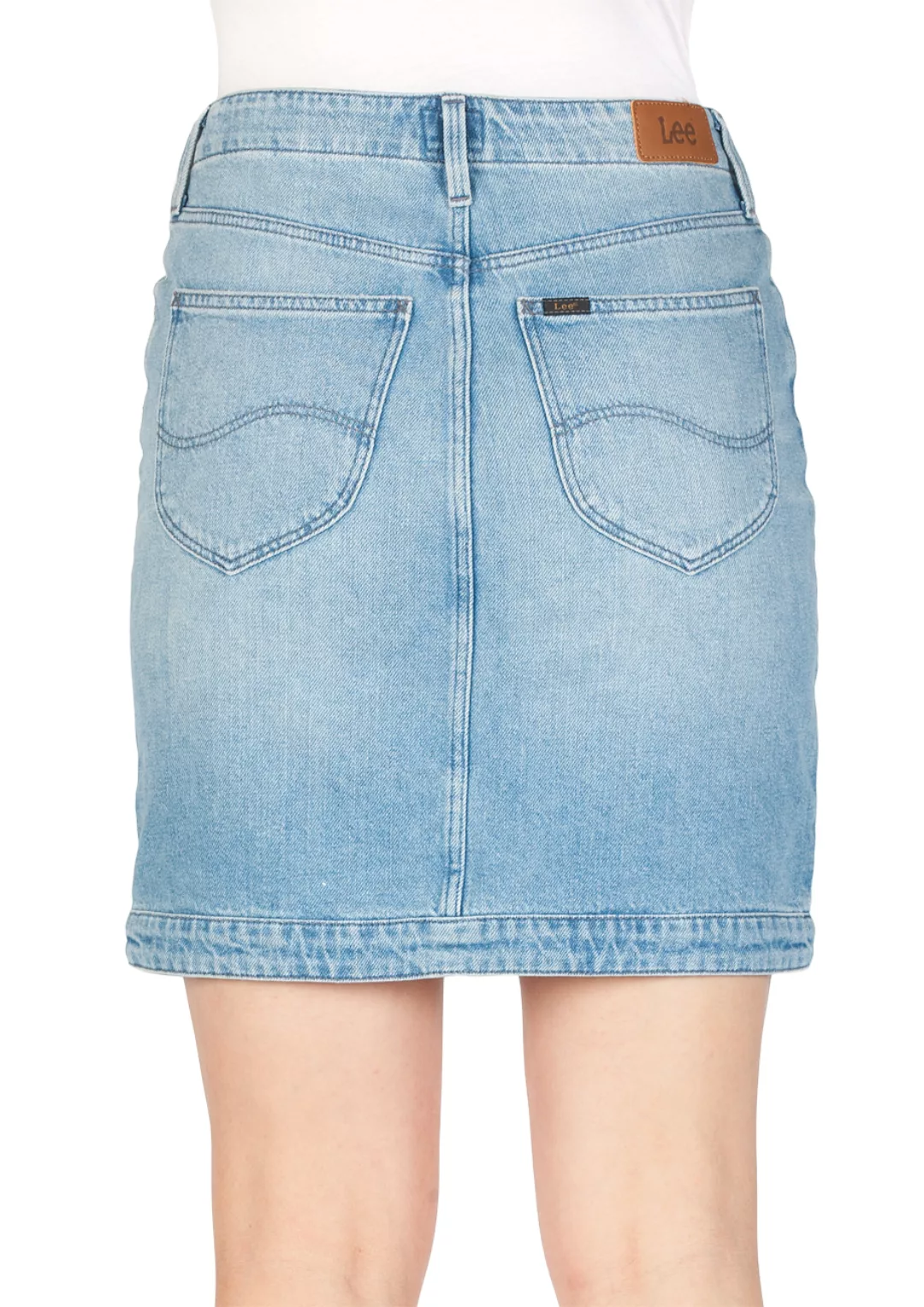 Lee Damen Jeansrock Mom Skirt - Blau - Buzz Hype günstig online kaufen