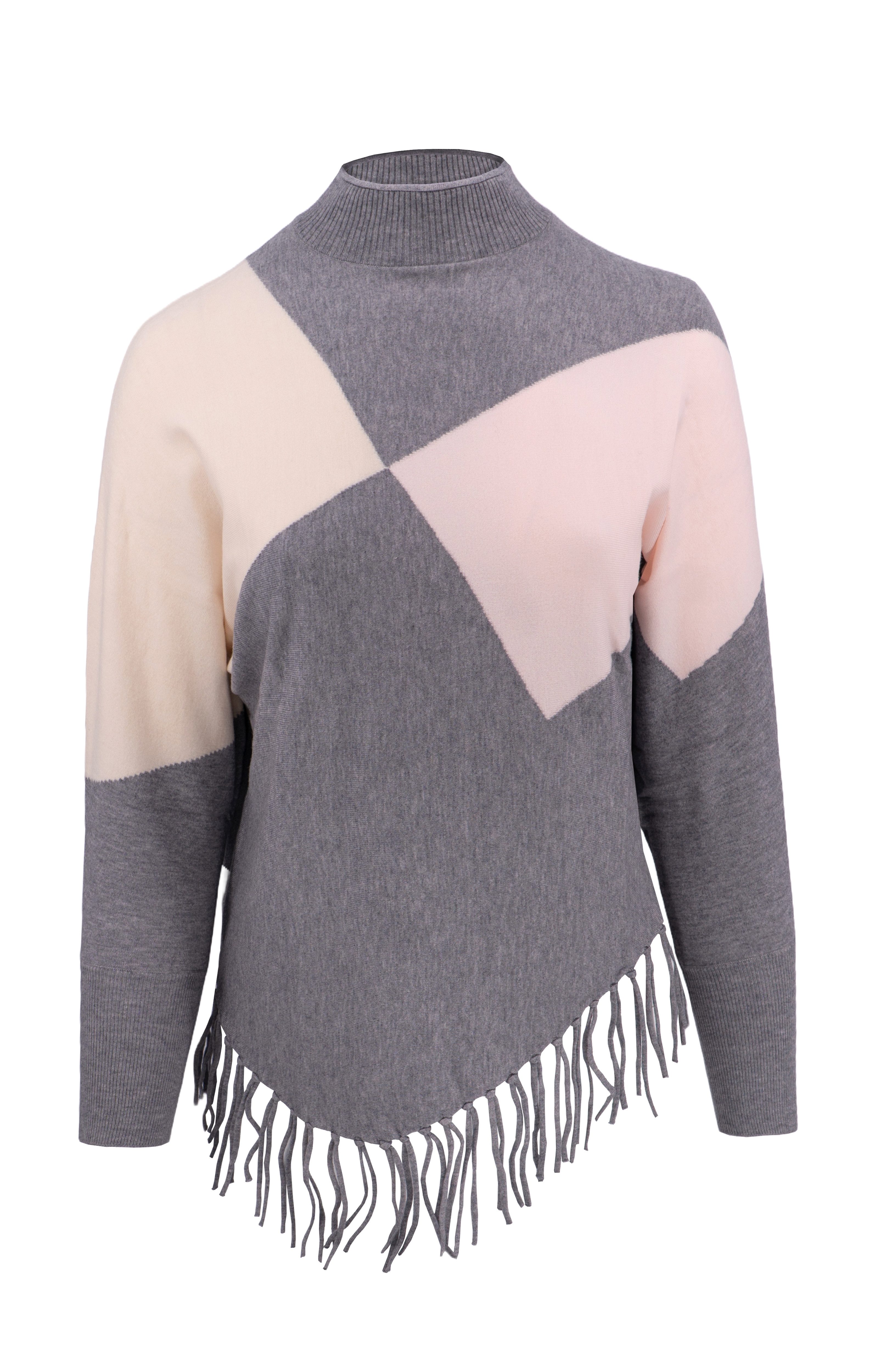 Passioni Strickpullover mit asymmetrischem Saum mit günstig online kaufen