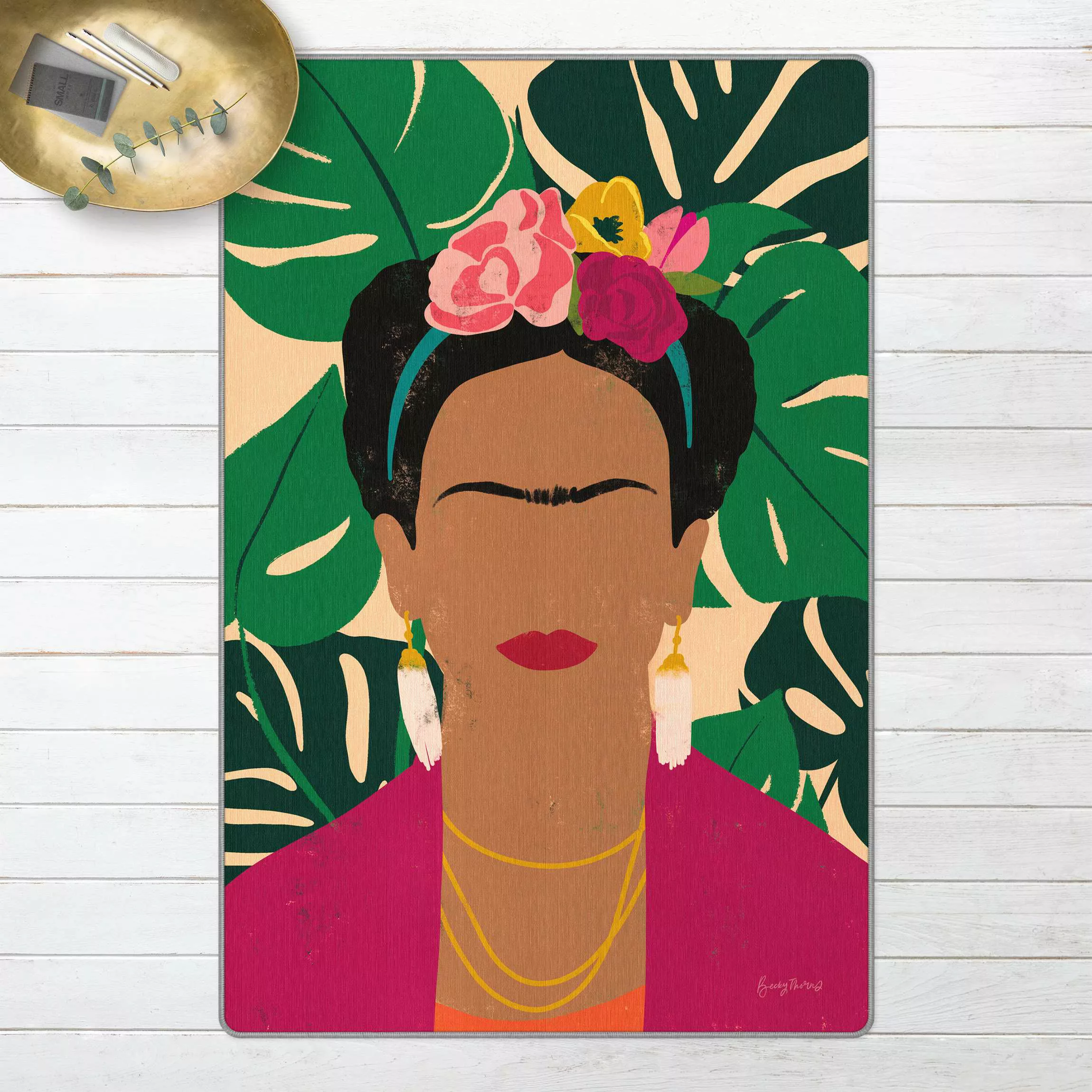 Teppich Frida tropische Collage günstig online kaufen