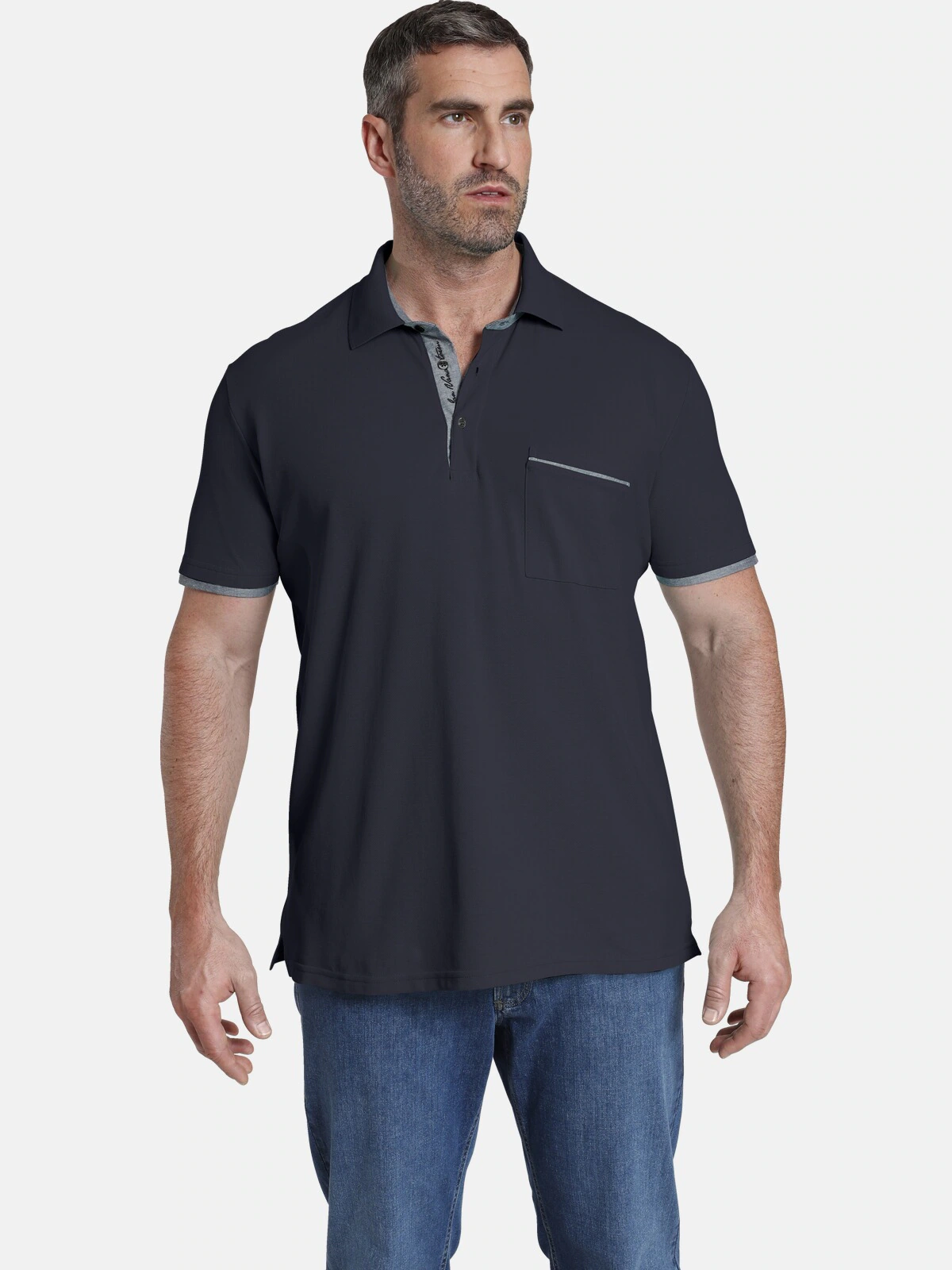 Jan Vanderstorm Poloshirt "Poloshirt MELKER" günstig online kaufen