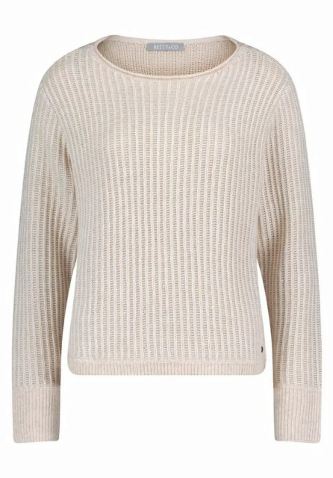 Betty&Co Strickpullover Betty & Co Grobstrick-Pullover mit Lurexfaden (1-tl günstig online kaufen