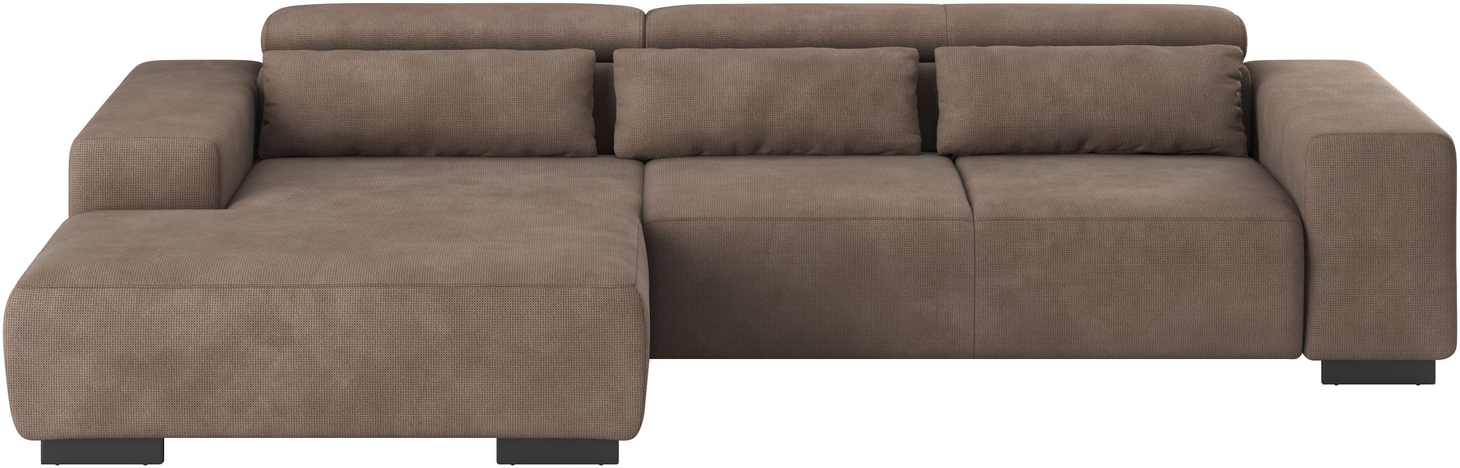 COTTA Ecksofa "Side L-Form, mit Kopfteilverstellung & 3 Nierenkissen", opti günstig online kaufen