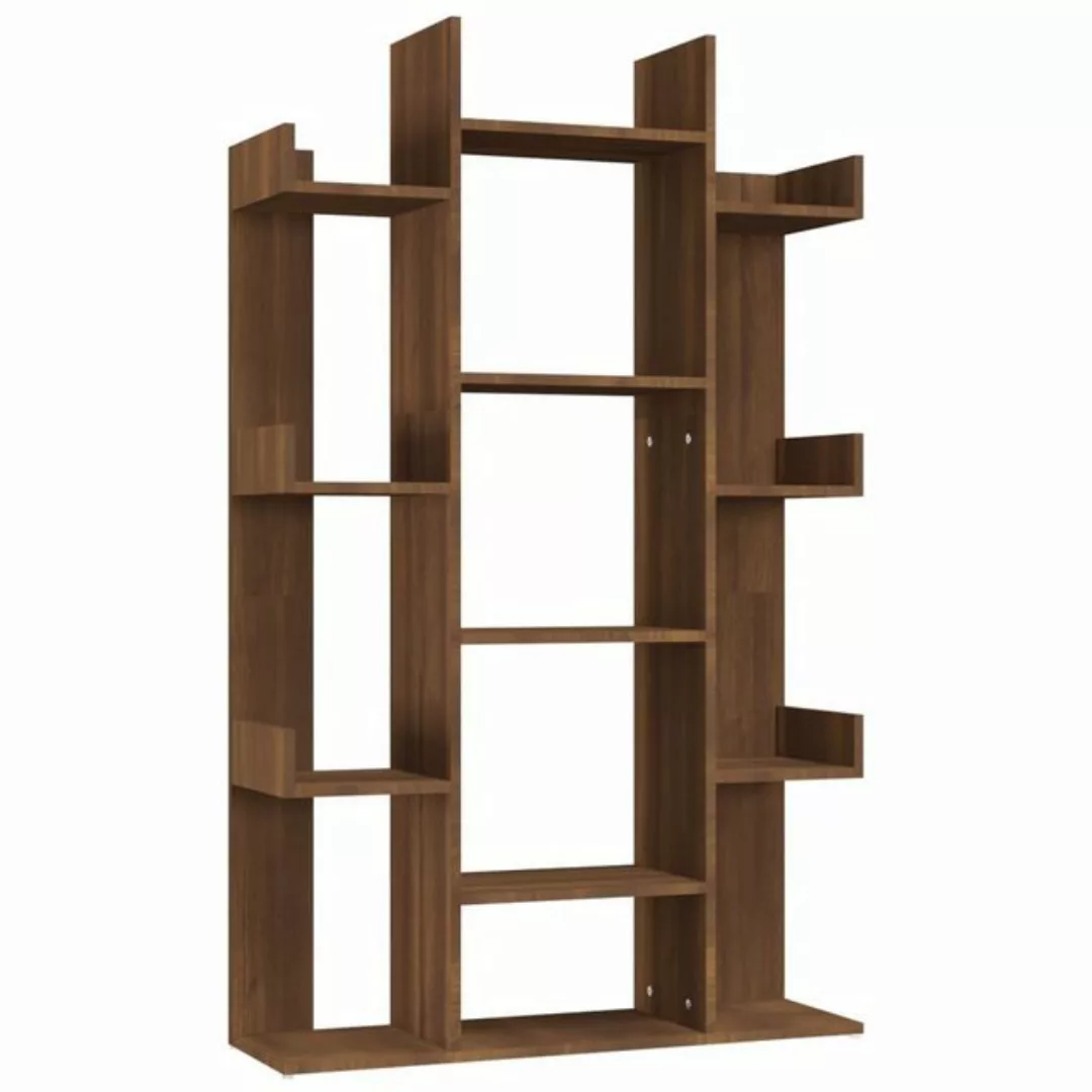 furnicato Bücherregal Braun Eichen-Optik 86x25,5x140 cm Holzwerkstoff, 1-tl günstig online kaufen