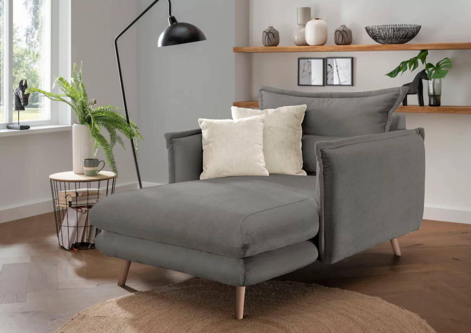 INOSIGN Loveseat "Lazio", moderner Sessel mit einer bequemen Polsterung, 2 günstig online kaufen