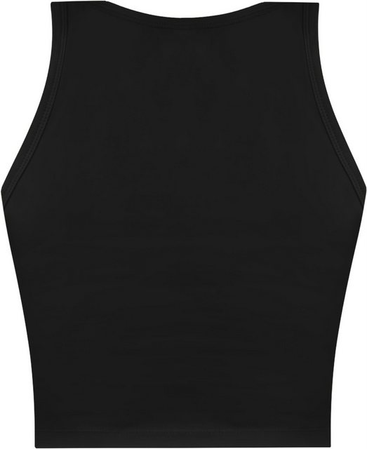 Janice Tanktop 4 x Damen crop Top hochgeschlossen Niah Kurzes Tanktop aus B günstig online kaufen