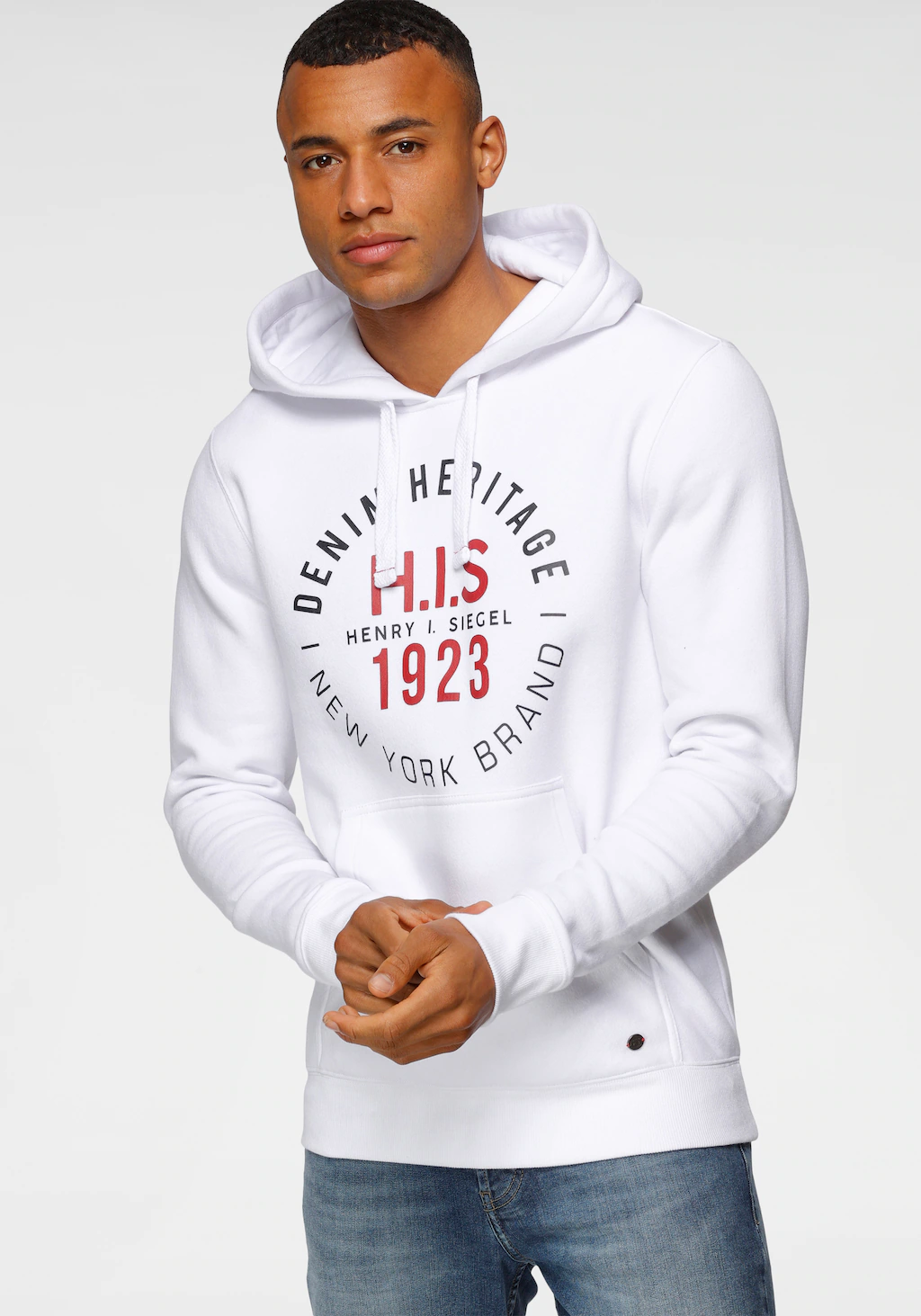 H.I.S Kapuzensweatshirt, mit markanten Kordeln günstig online kaufen