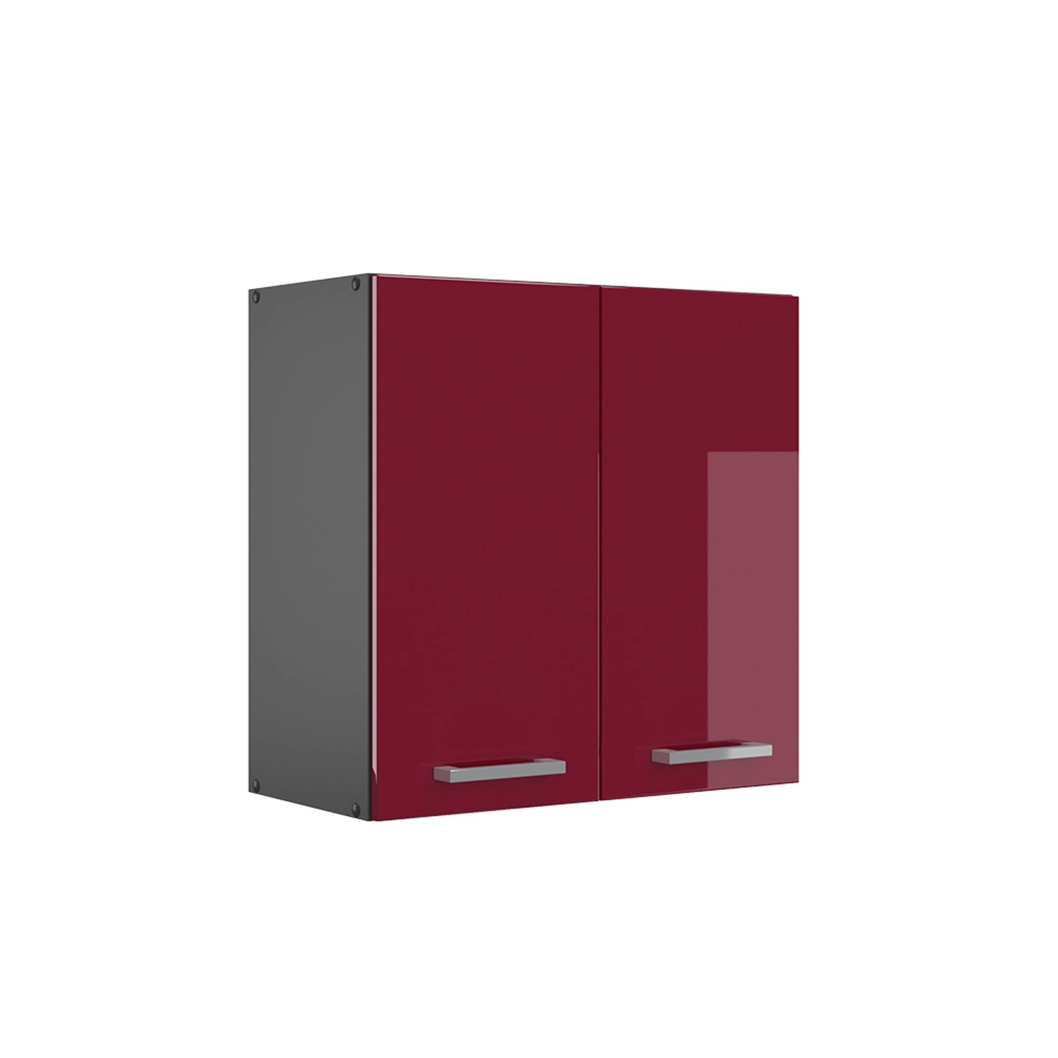 Vicco Hängeschrank R-Line, Bordeaux Hochglanz/Anthrazit, 60 günstig online kaufen