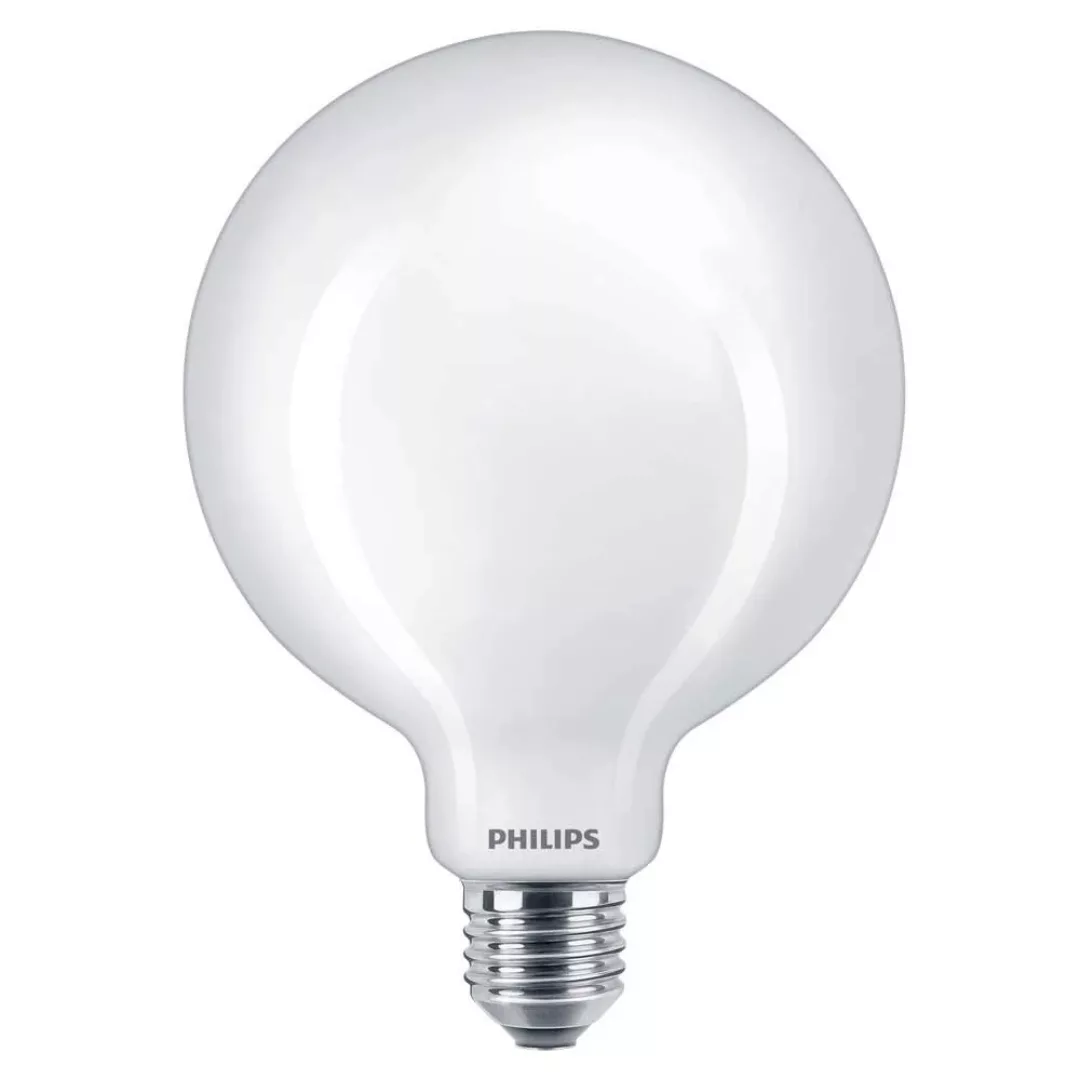 Philips LED-Globelampe E27 G120 10,5W 2.700K weiß günstig online kaufen