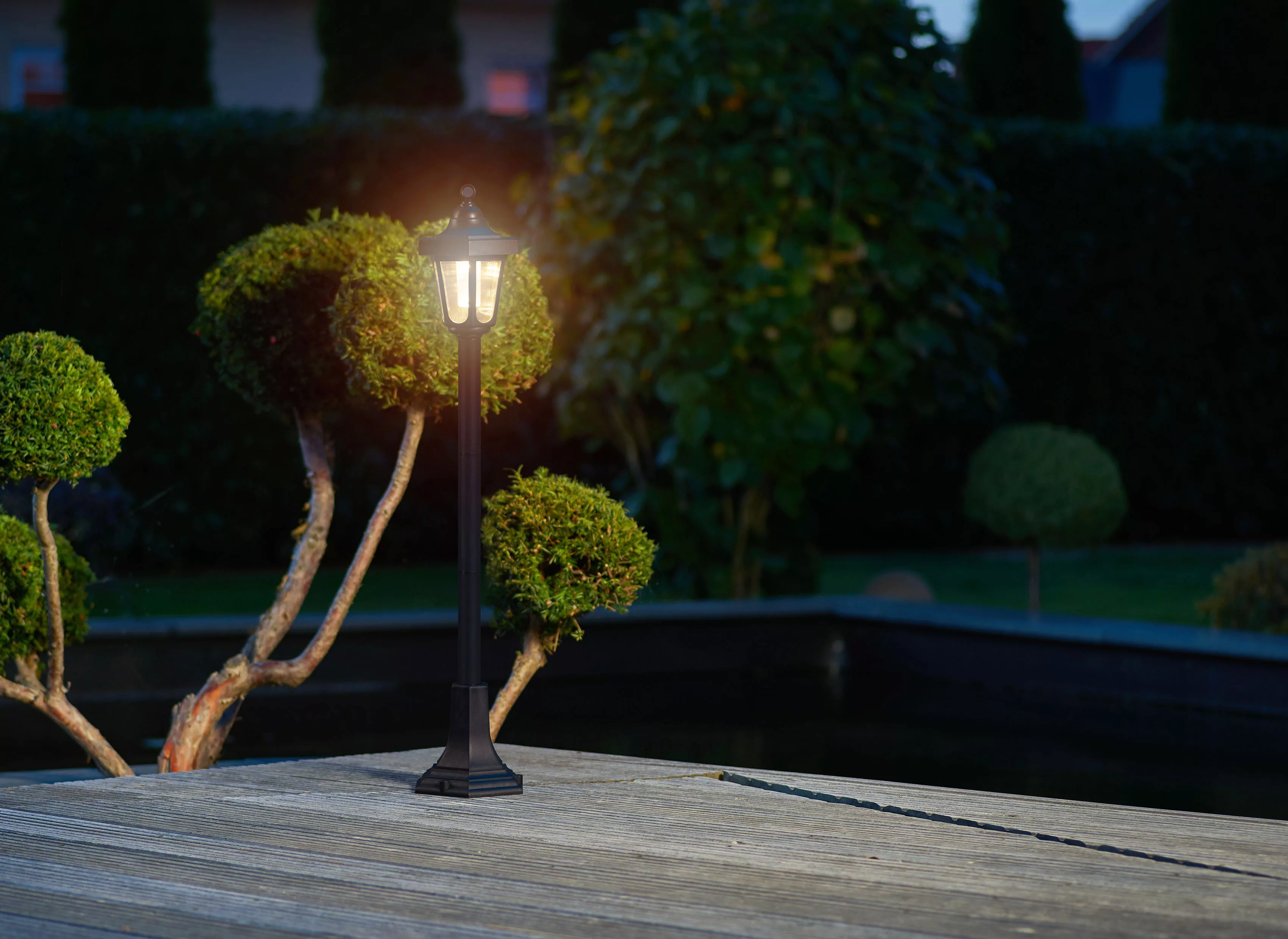 IC Gardenstyle LED Außen-Stehlampe "LED Solarlaterne 90 cm -2er", Leuchtmit günstig online kaufen